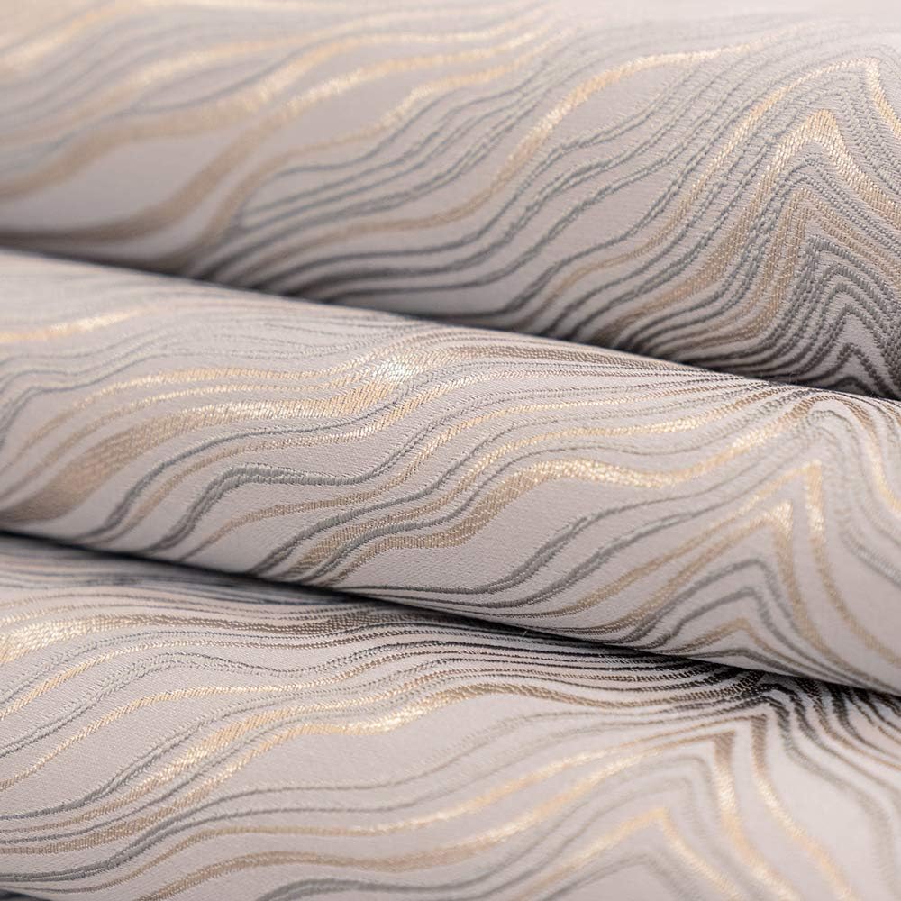 Avigers 12 x 108 Inch Decorative Luxury Abstract Striped Silver Gray Table Runners with Tassels for Home Living Room Bedroom Art Decor Wedding