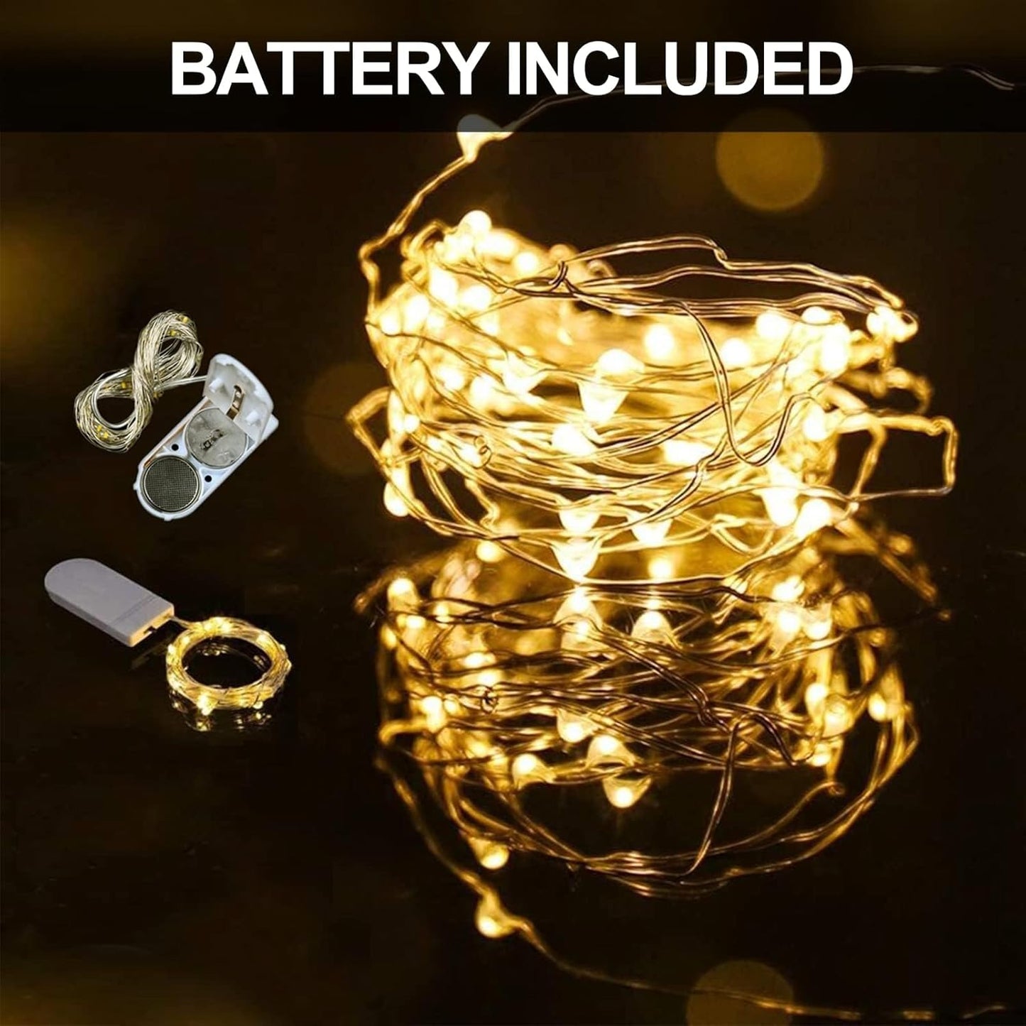 10 Pack Big Light Up BOBO Led Balloons with Sticks - Clear Balloons with Lights, Glow in the Dark, Flicker in the Daylight - Perfect Glow Party Supplies for Birthday, Wedding, Graduation, Warm White