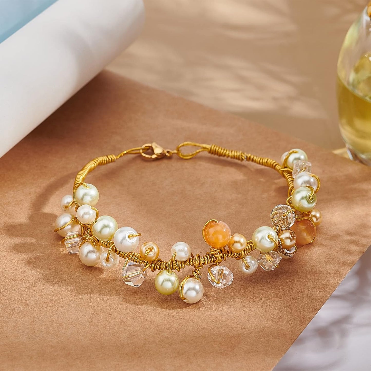 BENECREAT 20 Gauge 770FT Aluminum Wire Anodized Jewelry Craft Making Beading Floral Colored Aluminum Craft Wire for Halloween Decoration - Purple