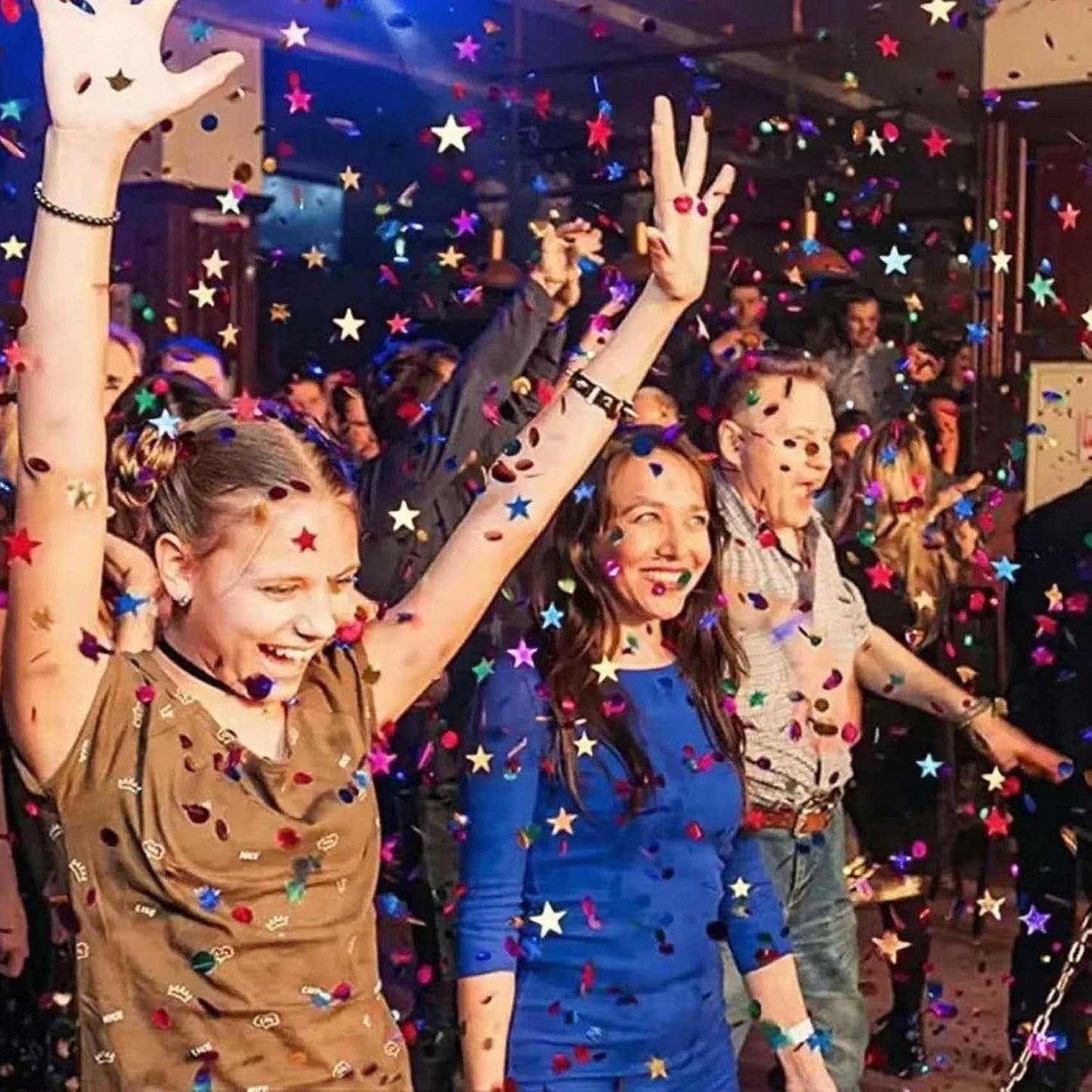 Green Metallic Foil Star Confetti 0.78inch/2cm 8000PCS Table Confetti for Party Birthday Decoration or Filled Balloons