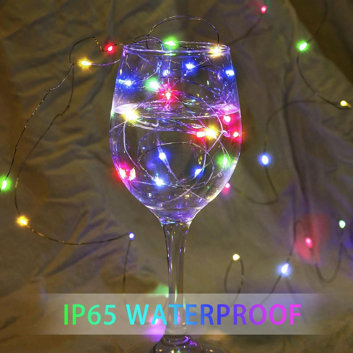 8 Pack Fairy Lights 7Ft 20 LED Twinkle String Lights 3 Modes Battery Operated Waterproof Firefly Starry for Mason Jar Party Wedding Christmas Valentines Day Table Centerpieces,Multicolor