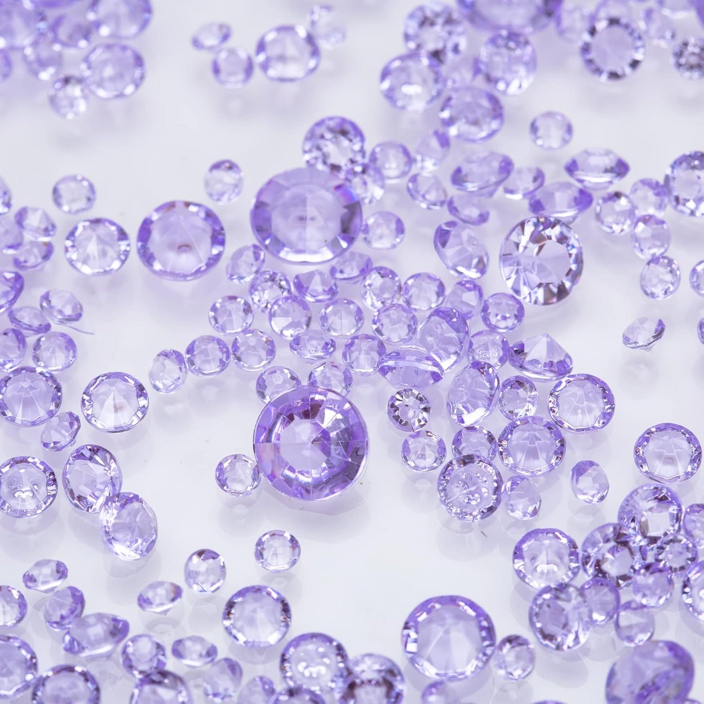Vase Fillers for Centerpieces Home Deco,8700 Pieces Purple Diamond Table Confetti,Fake Plastic Gems for Bridal Shower,Wedding & Party Decorations