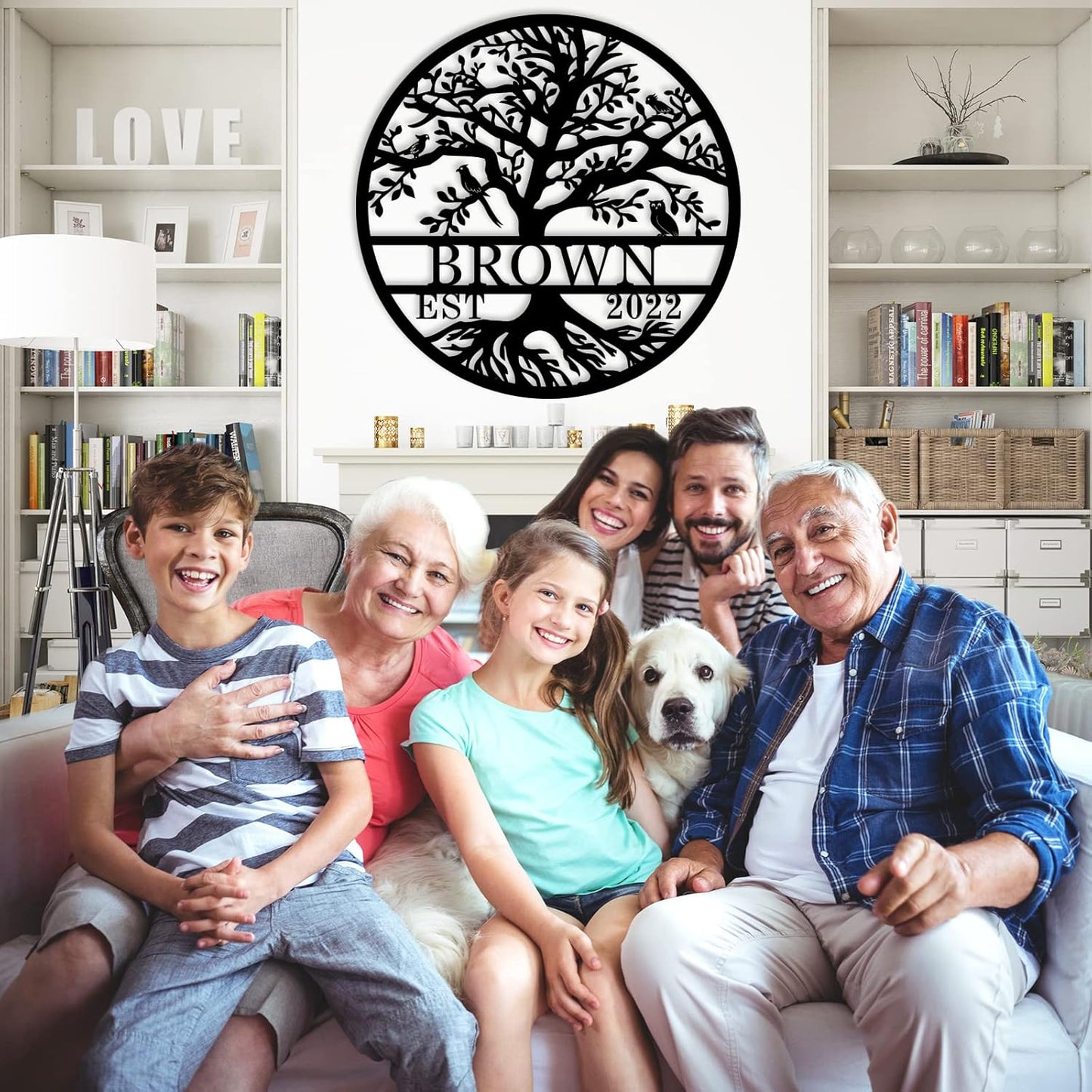 Personalized Tree of Life Metal Sign, Custom Name Sign, Tree of Life Wall Decor,Tree of Life Wall Decor, Custom Metal Signs Personalized