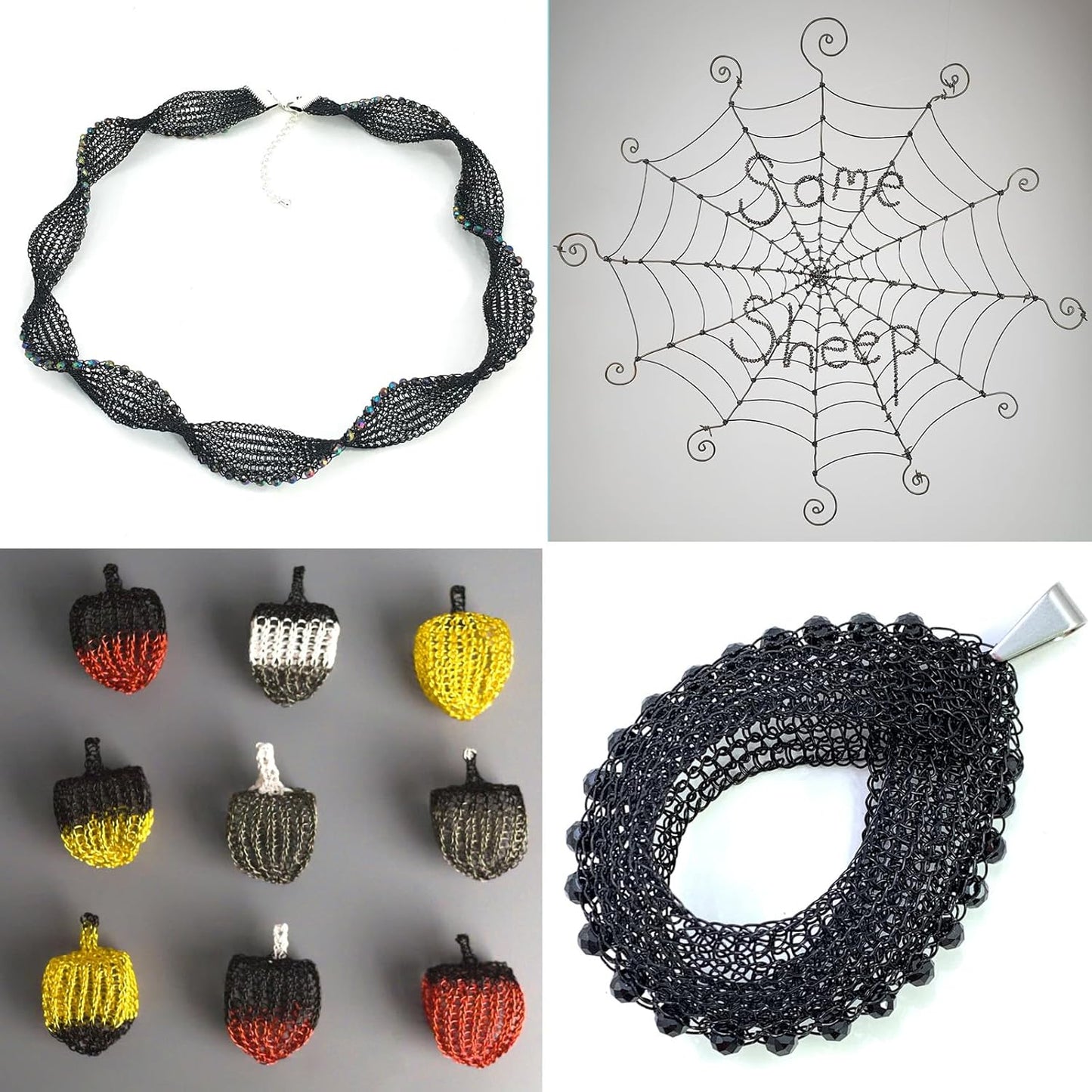 328FT Jewelry Wire 28 Gauge Tarnish-Resistant Copper Beading Wires Roll Bulk for DIY Crafts Jewelry Making, Black Wire