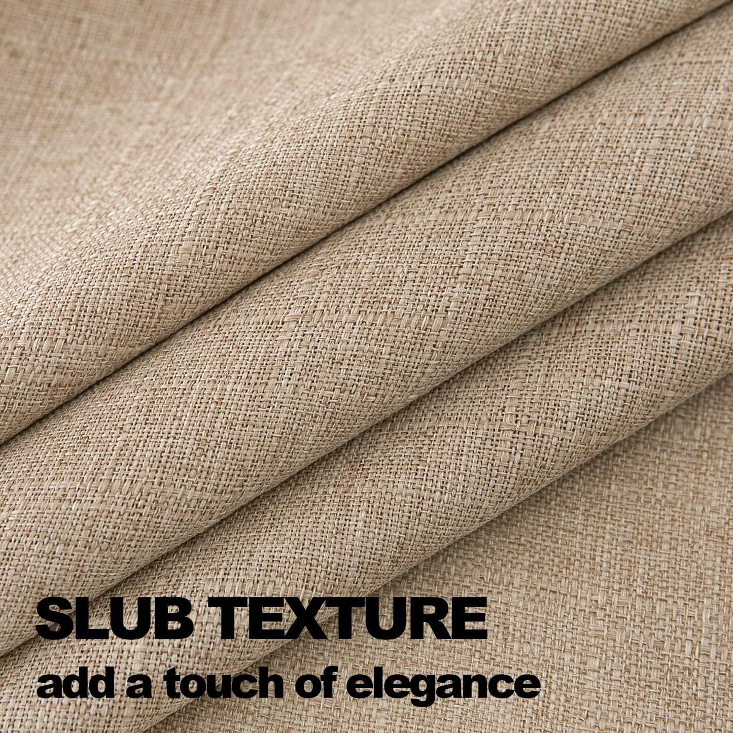 NLMUVW Linen Tablecloth Rectangle 108 Inch Burlap Textured Table Cloth Water Resistant Farmhouse Rustic Table Cover for Kitchen Dining Coffee, 54 x 108 Inch