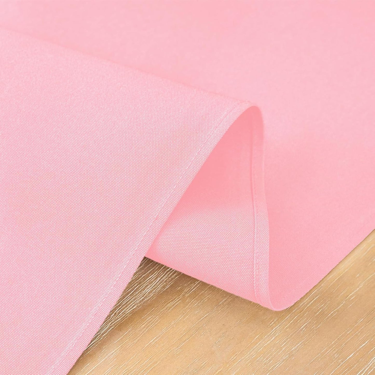 2 Pack Pink Table Runner 12 x 60 Inch Solid Color Farmhouse Runners Coffee Table Dresser for Daily Party Home Decoration