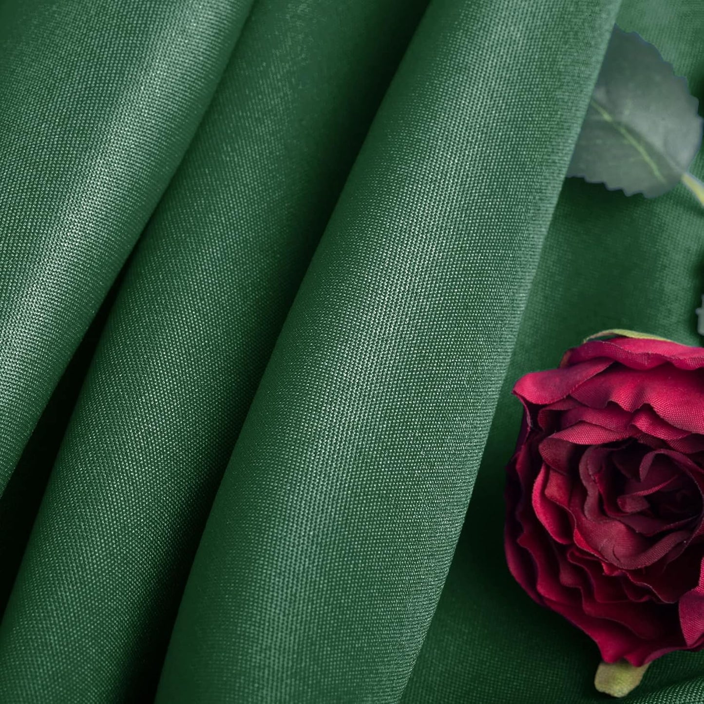 Ascoza 2pack 70 Inch Hunter Round Tablecloth in Washable Polyester Fabric for Wedding/Banquet/Restaurant/Parties