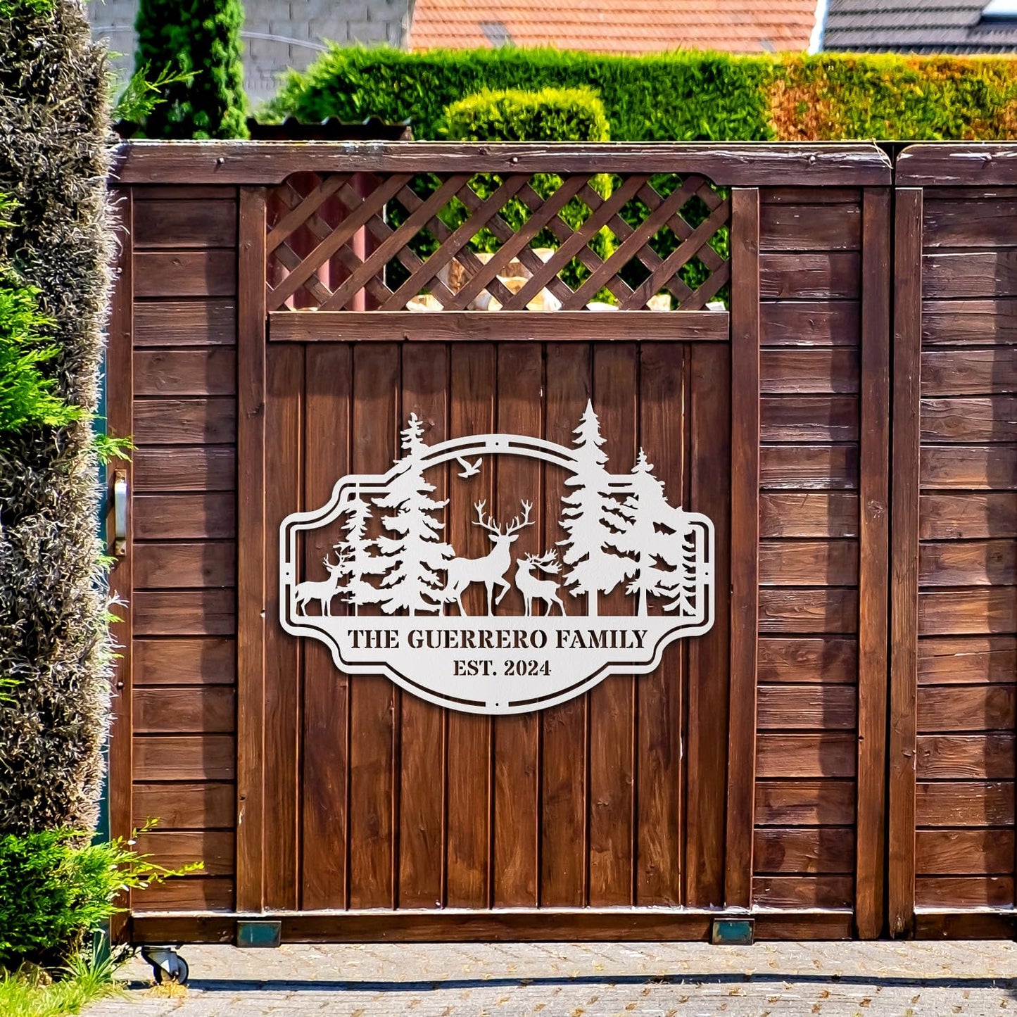 Custom Metal Signs Metal Name Sign Metal Wall Art Split Letter Monogram Wall Decor Metal Wall Art Last Name Sign Family Name Sign Personalized Wedding Gift Fire Pit Sign Outdoor Decor Cabin Sign