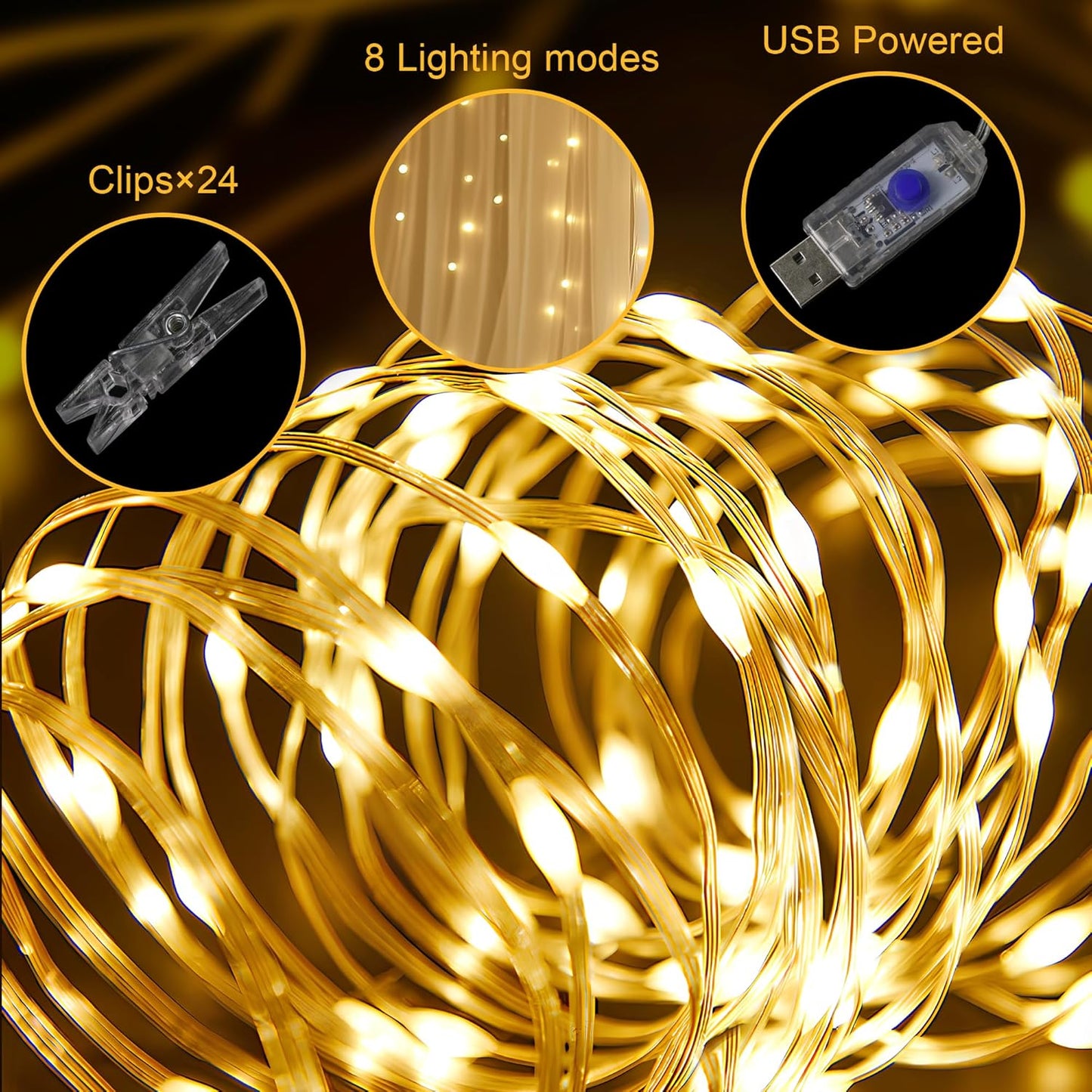 Fomcet Tulle Backdrop Curtains Champagne 20FT X 10FT Tulle Curtains with Lights String Sheer Backdrop Curtain for Parties Wedding Baby Shower Photo Shoot Decorations (4 Panels 5 x 10FT)