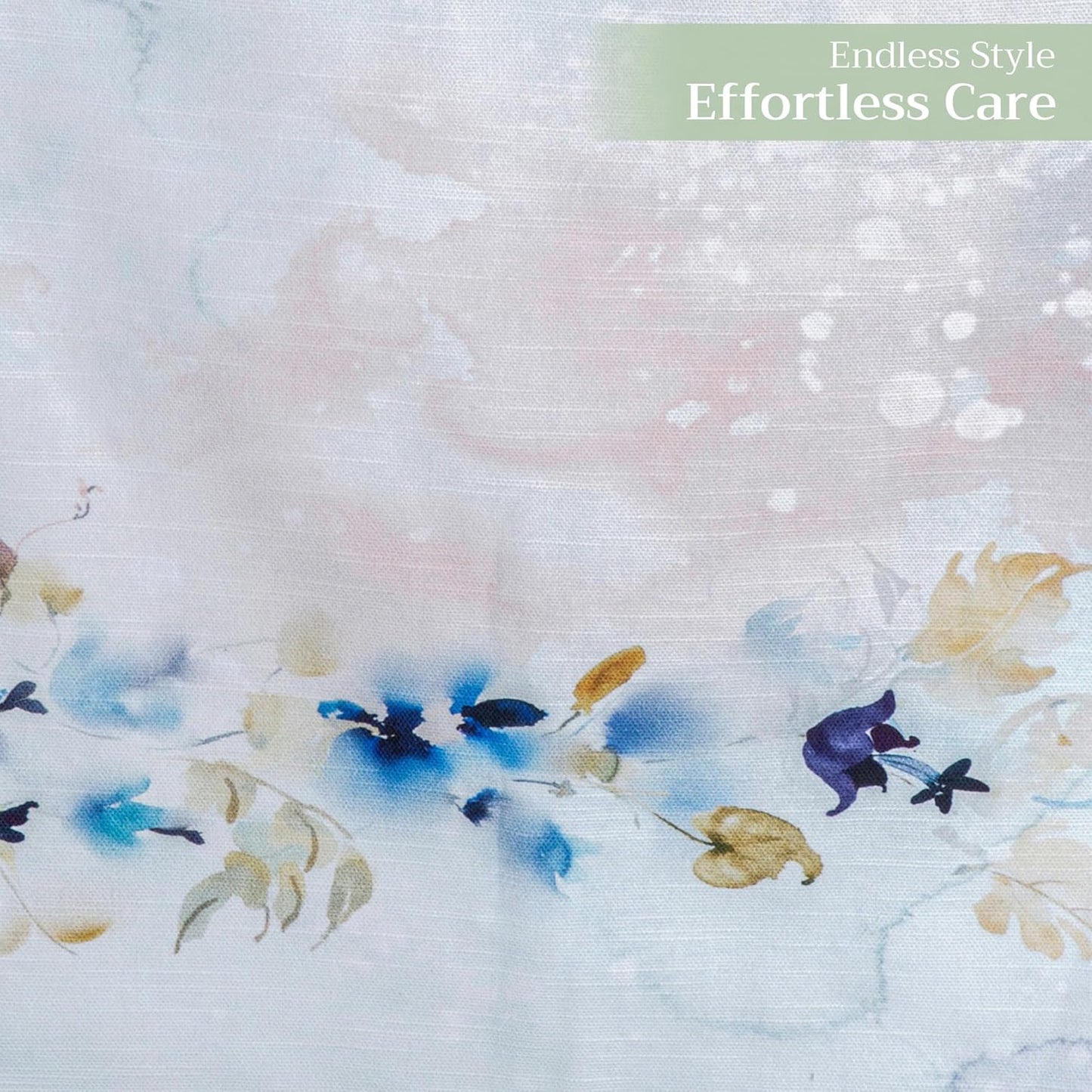 Maison d' Hermine Table Runner 100% Cotton Double Layer Table Runners 108 inches Long Decorative for Home Kitchen Dining Party Wedding Bridal Shower Spring Summer (Lazy Summer Days, 14.50" x 108")