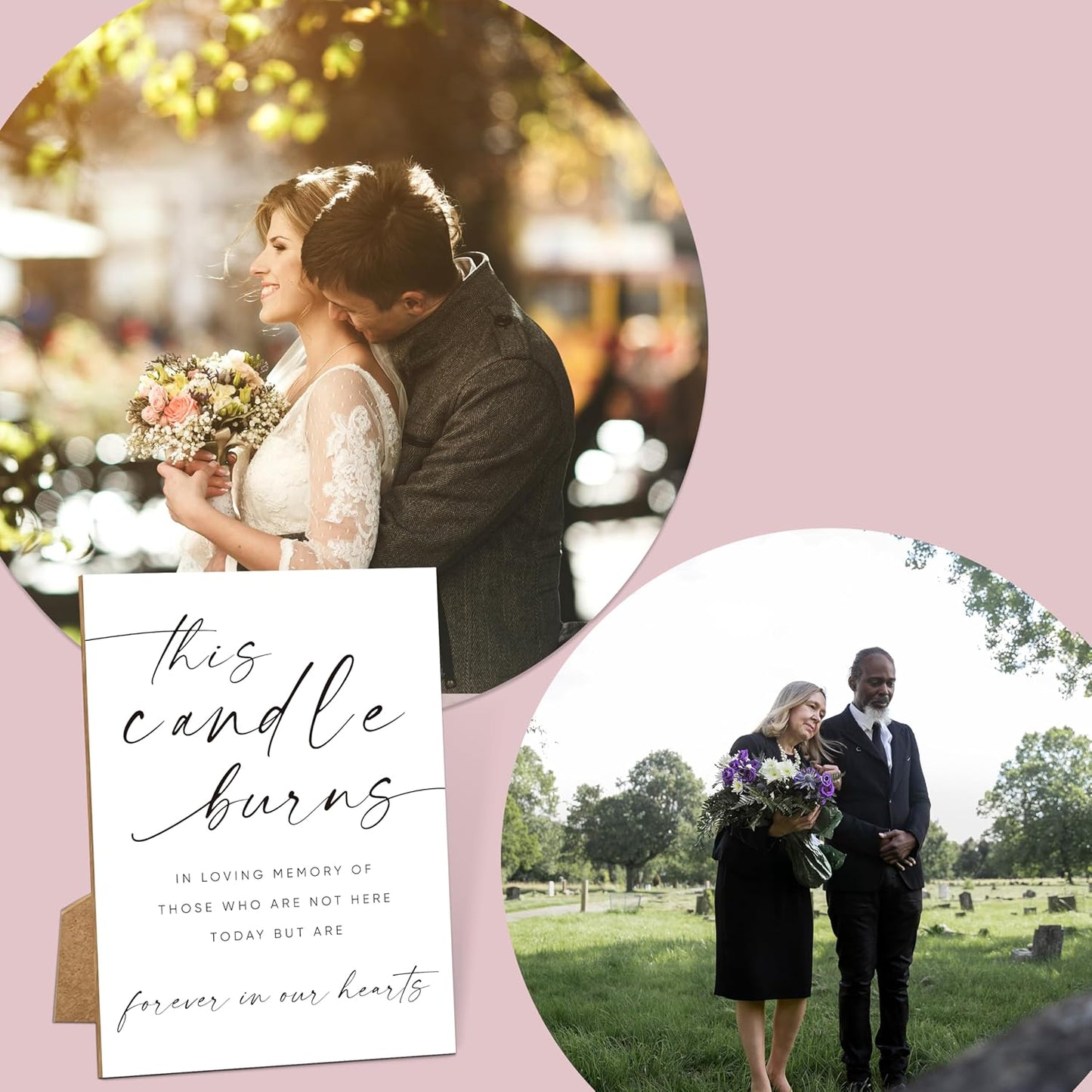 Funeral Sign, 8x11 White Minimalist Style Loss of Loved One Memorial Sign, In Loving Memory Sign, Funeral Decorations, Wedding Table Decor, Memorial Gifts For Loss of Loved One, Bereavement Gifts -9