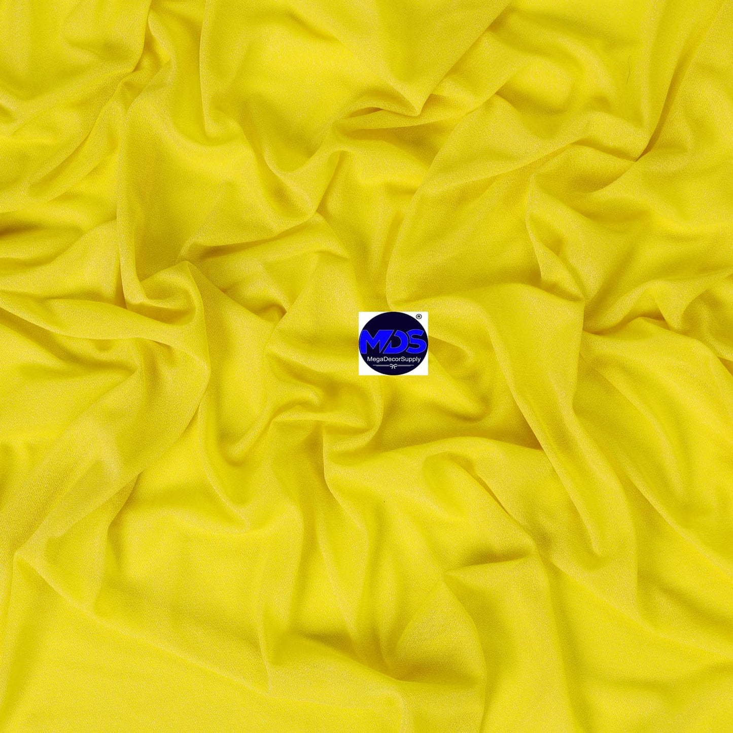 MDS 20 Pack 10ft Chiffon Table Runner 29 x 120 Inches Sheer Wedding Runner Romantic Rustic Table Runner for Wedding Decorations, Birthday Parties, Bridal Shower Party Arch Decor - Yellow