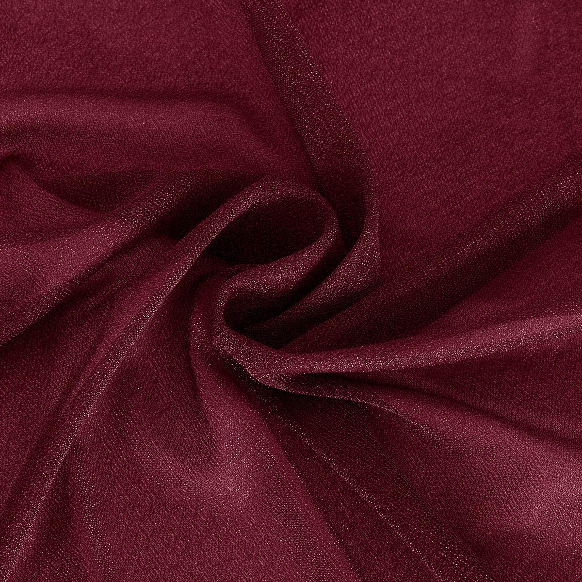 Burgundy Wedding Arch Draping Fabric 29" x 20 FT Red Drapes for Backdrop Sheer Curtains Wedding Drapes for Romantic Bridal Baby Shower Decor Ceremony Birthday Party Fall Outdoor Events
