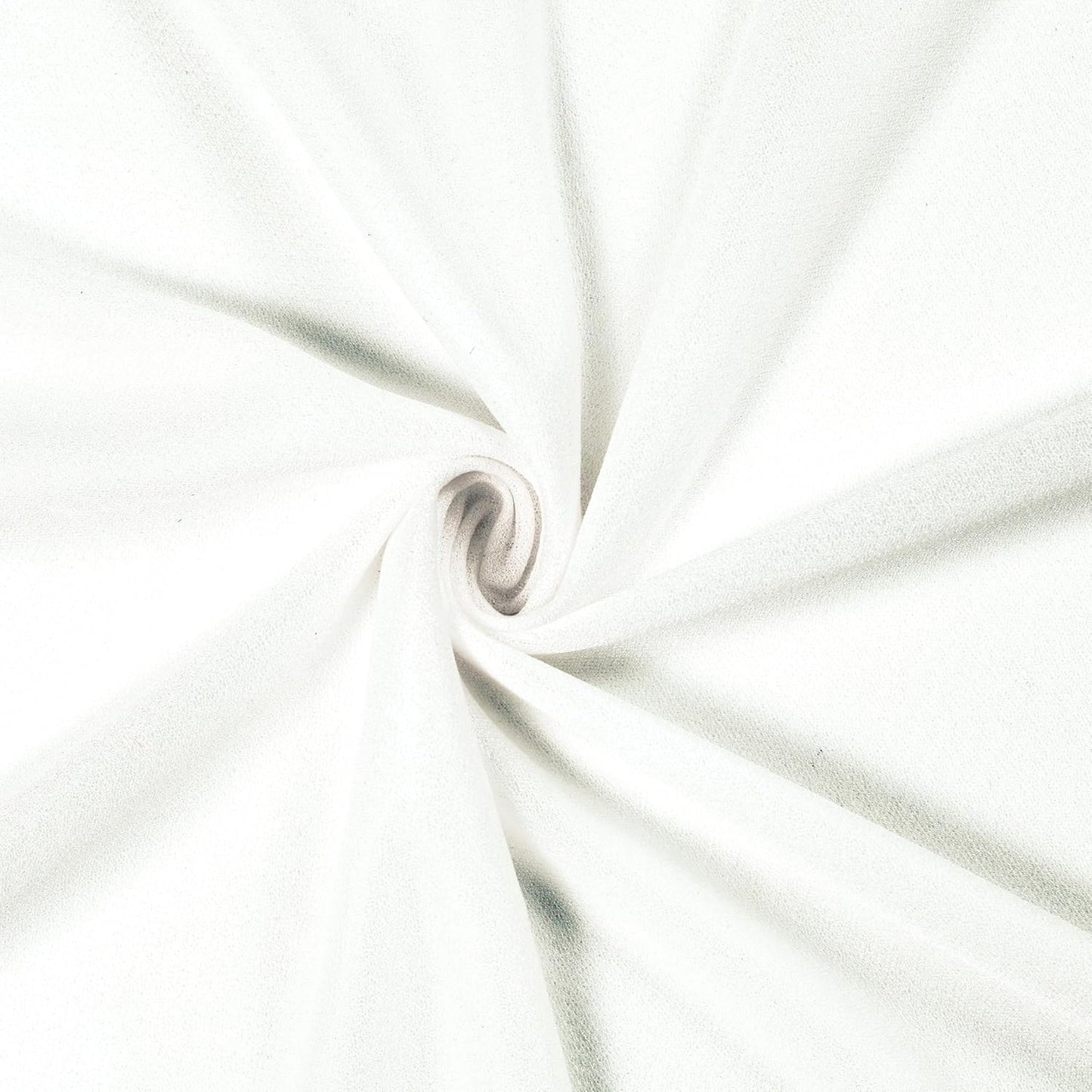 VDS Pack of 1 Panel (30 Inch X 30 Feet) Wedding Arch Draping Fabric Sheer Chiffon Fabric Drapery for Wedding Ceremony Reception Swag Backdrop Canopy Chuppah ARBO Altars Decoration (Ivory)