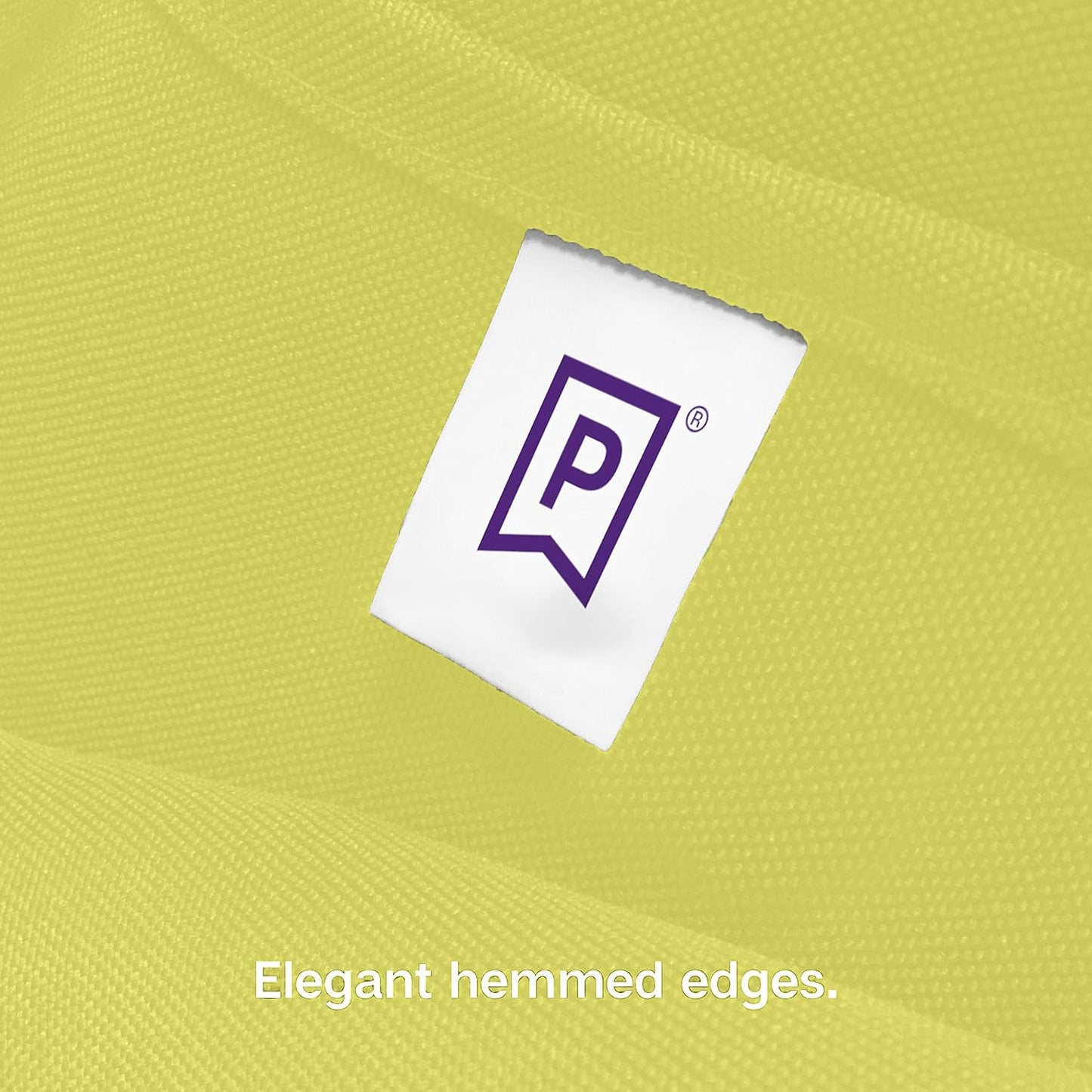 Gee Di Moda Square Tablecloth - 70 x 70 Inch Yellow Table Cloth for Medium Square or Round Tables - Heavy Duty Washable Fabric - for Buffet Table, Holiday Party, Dinner, Wedding & Baby Shower