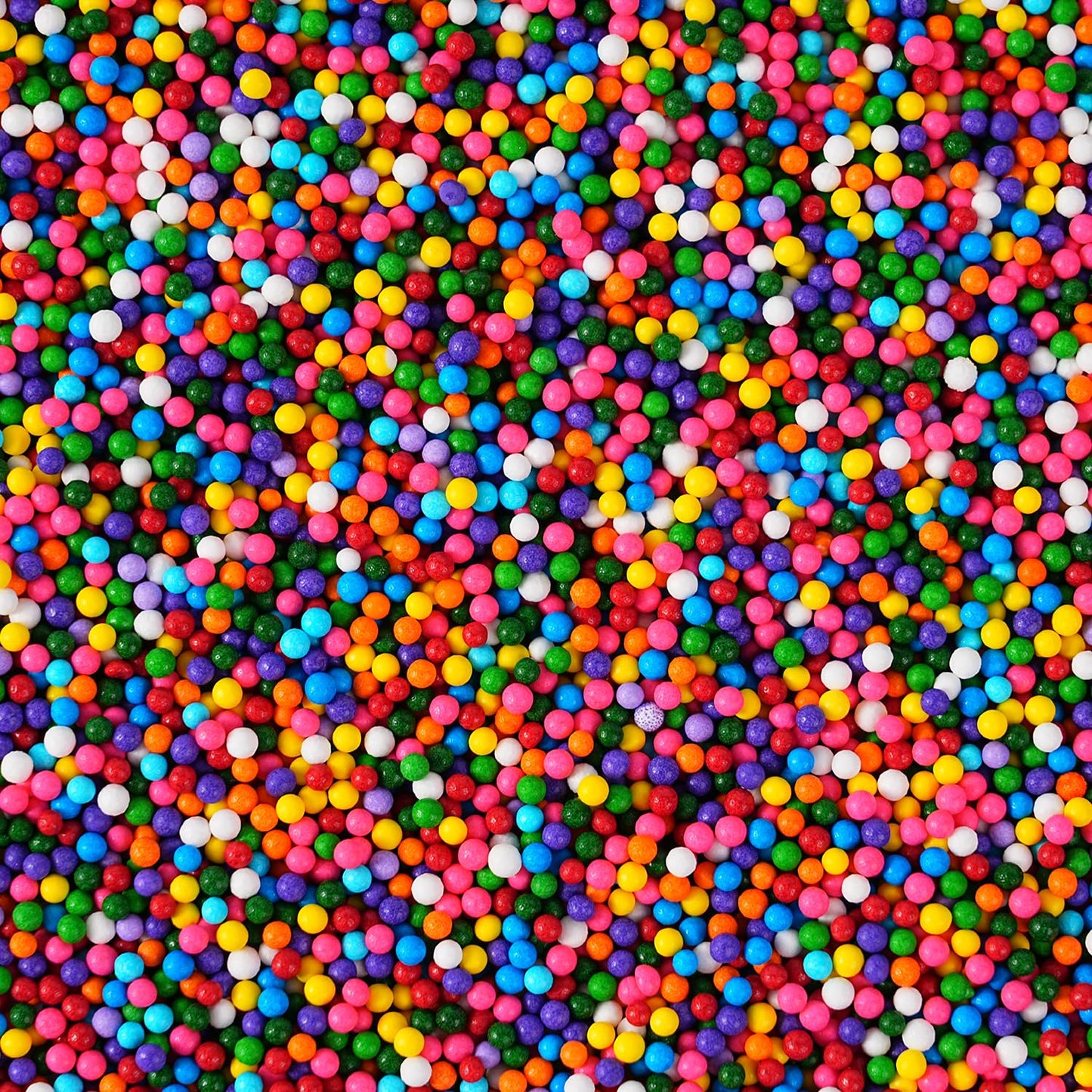 Rainbow Nonpareils Sprinkles, 4.23oz Nonpareils, Edible Rainbow Sprinkles for Cake Decorating, Cookies, Cupcakes, Macarons, Donuts and Ice Cream Topping(120g)