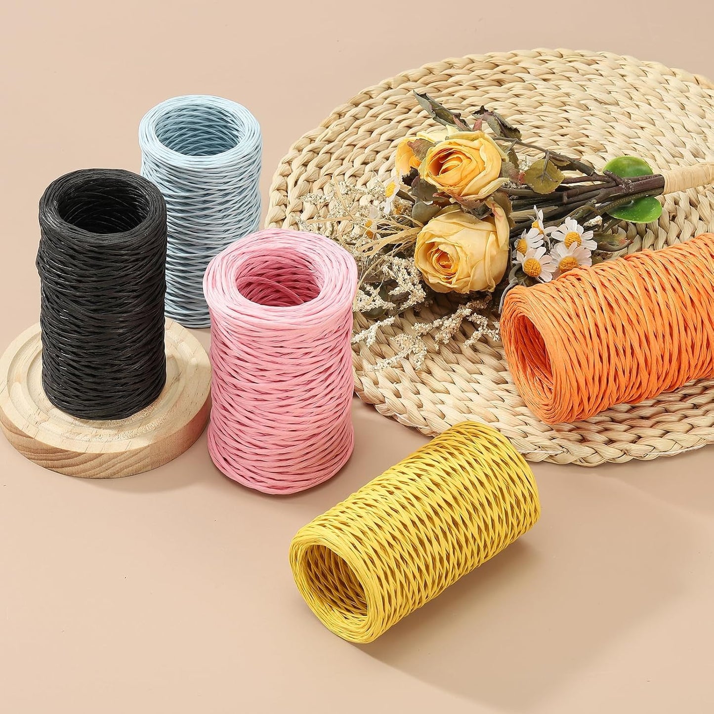 uxcell 164 Feet Floral Wire, 1mm Vine Bind Wire for DIY Crafts Flower Bouquet Christmas Wreaths Green