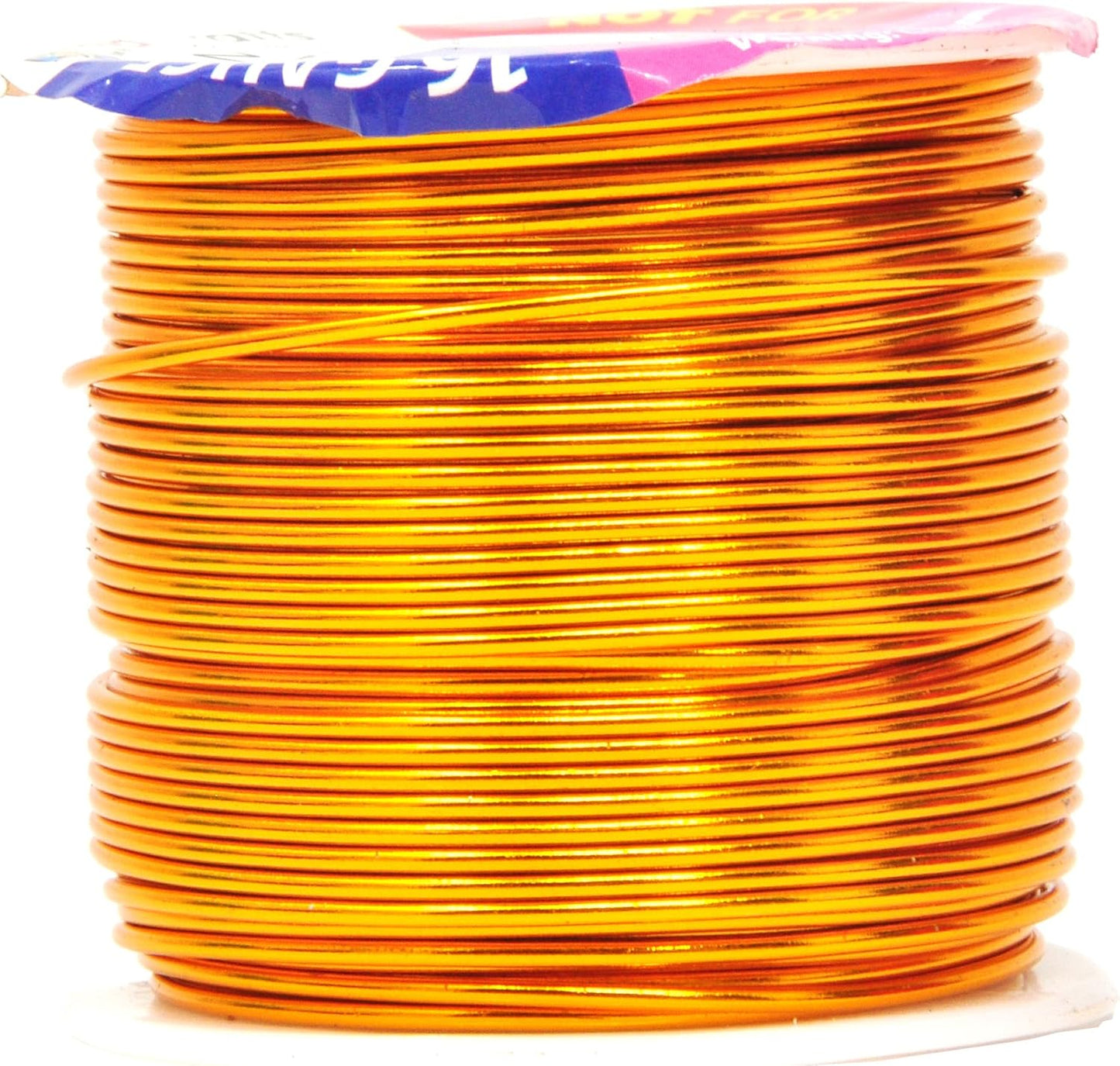 Mandala Crafts 16 Gauge Anodized Aluminum Craft Wire for Jewelry Making – 390 FT Colored Flexible Silver Copper Gold True Blue Purple Pink Wire - Bendable for Bonsai Armature Crafting Sculpting