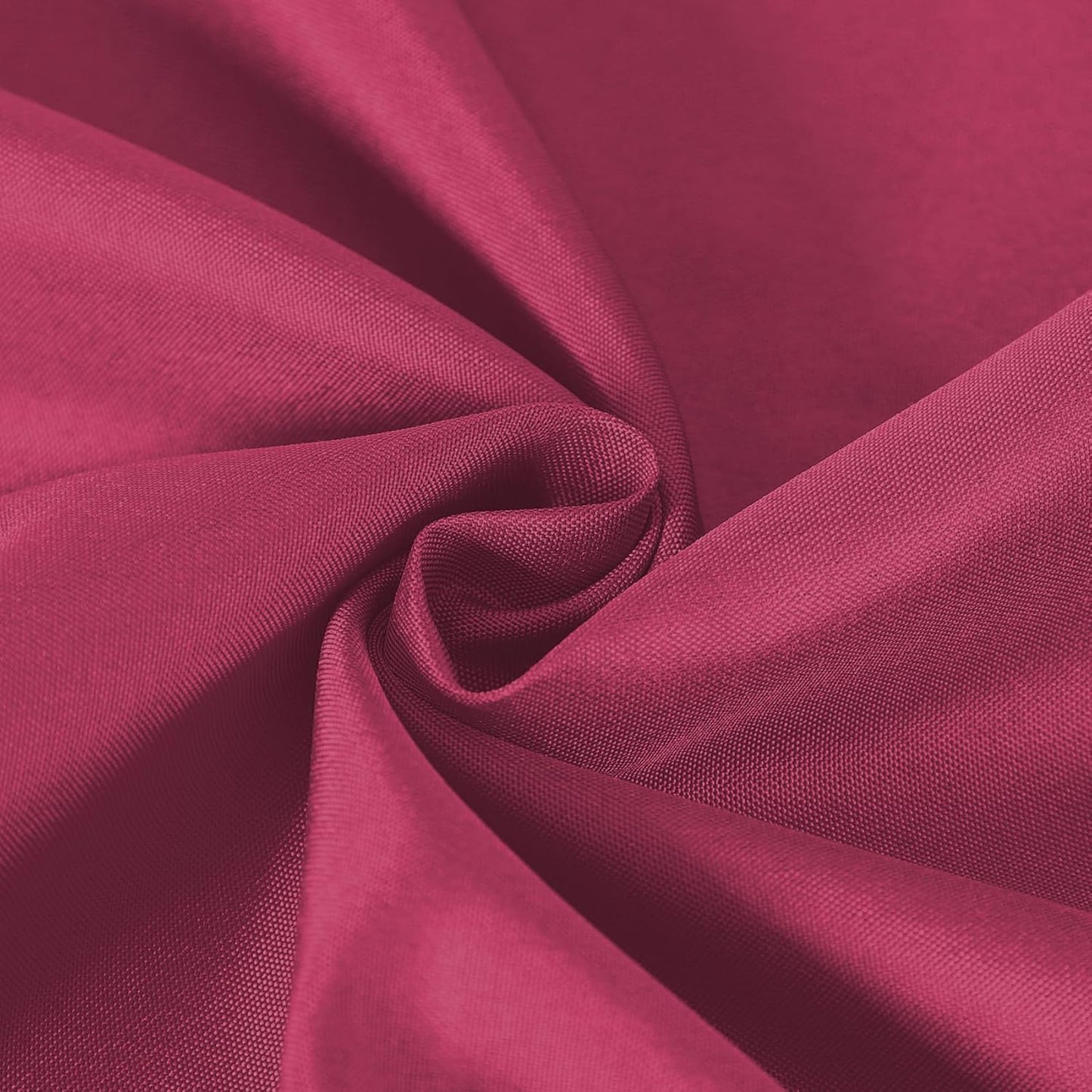 60 inch Round Tablecloth Washable Polyester Table Cloth Decorative Table Cover for Wedding Party Dining Banquet（60 inch,Burgundy）