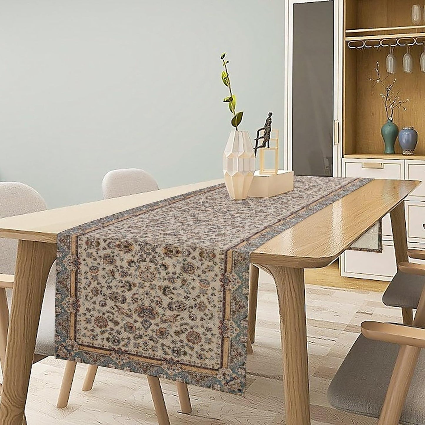 Farmhouse Vintage Flower Table Runner Morris Floral Farmhouse Rustic Coffee Kitchen Home Dining Party Table Decor 13x72in