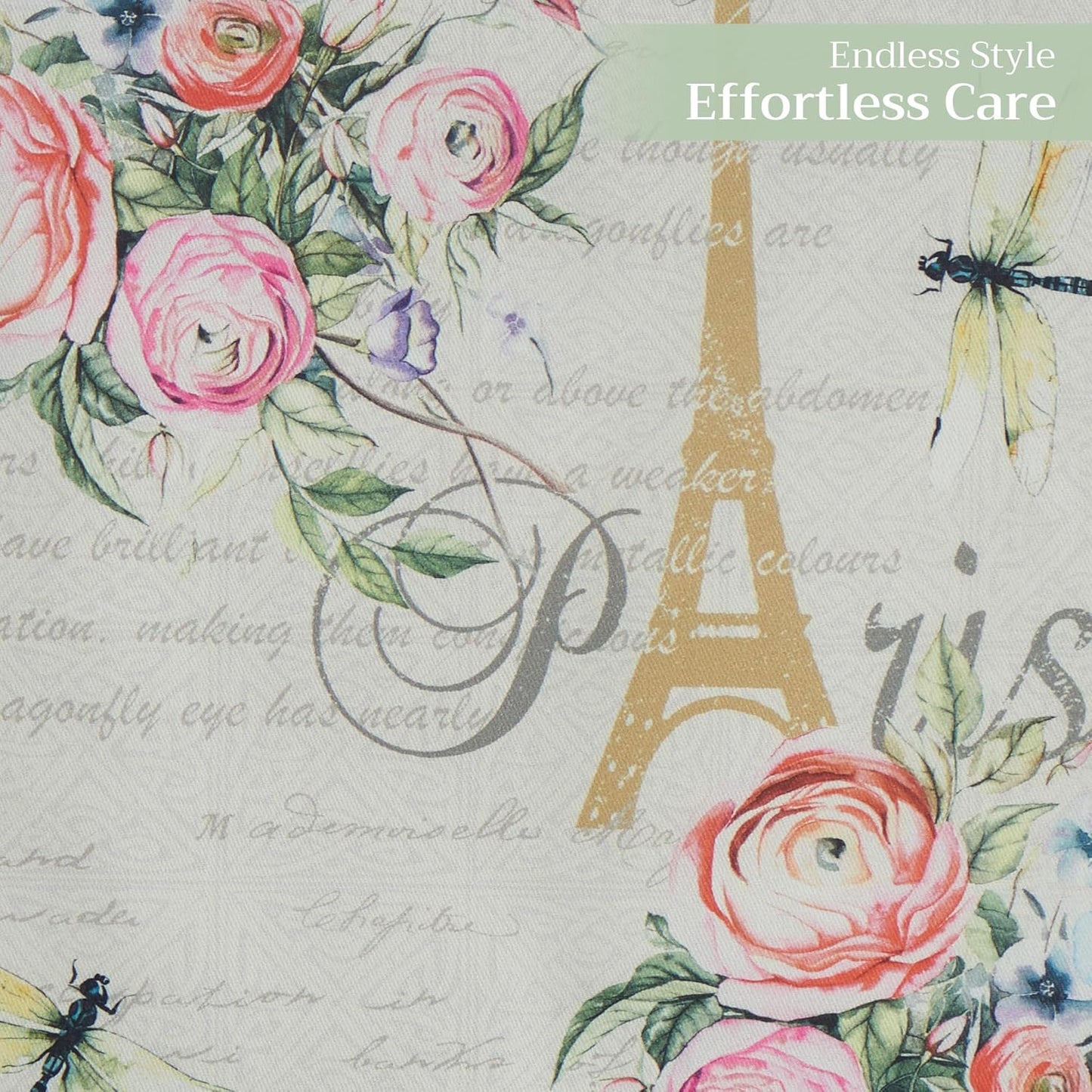 Maison d' Hermine Table Runner 100% Cotton Double Layer Table Runners 72 inches Long Decorative for Home Kitchen Dining Party Wedding Bridal Shower Spring Summer (Champ De Mars, 14.50" x 72")