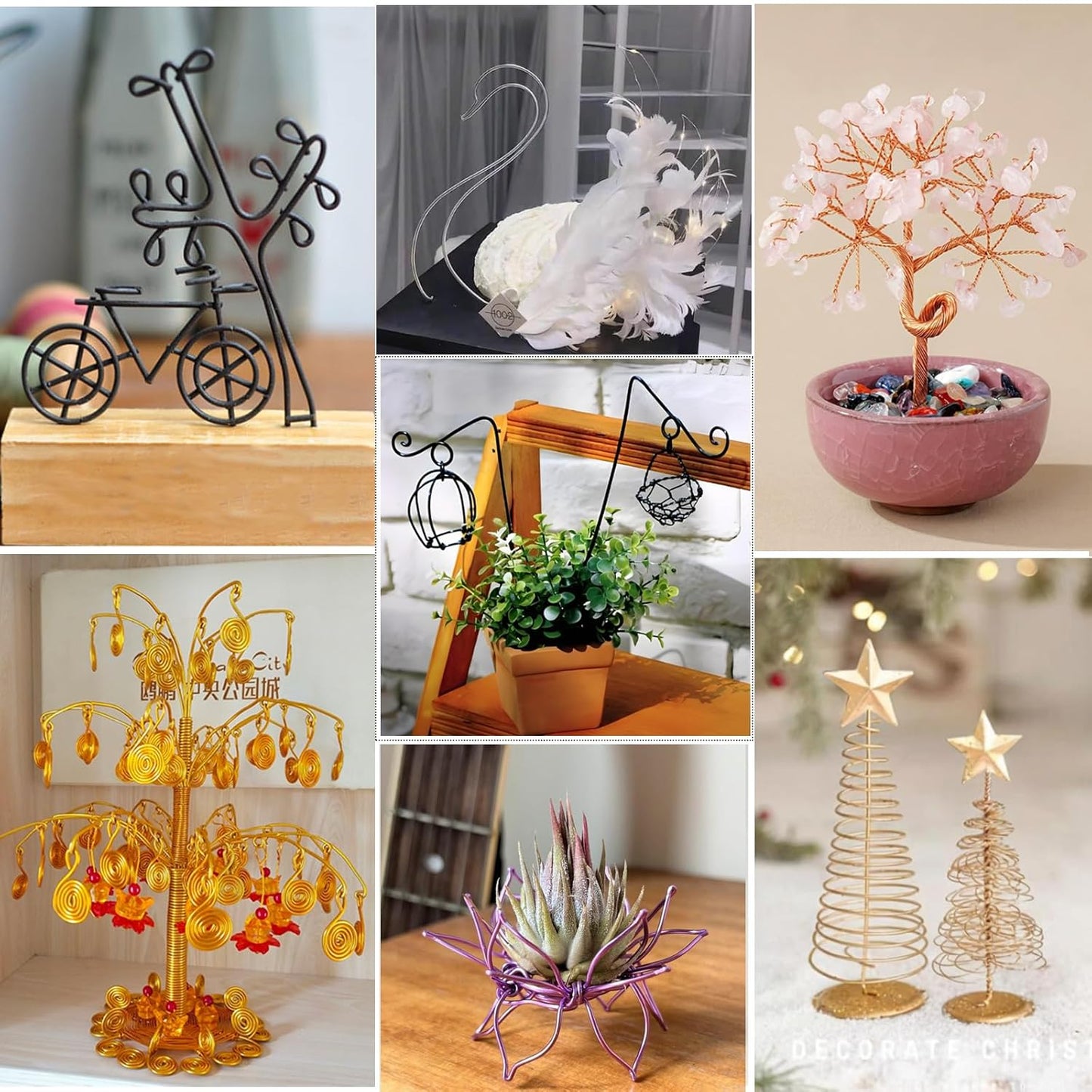 12 Gauge Light Purple Aluminum Craft Wire (105FT) - Anodized for Jewelry Making, Beading Floral, Plant Gardening, Sculpting & Modeling Craft Wire (Light Purple #22, 2mm)