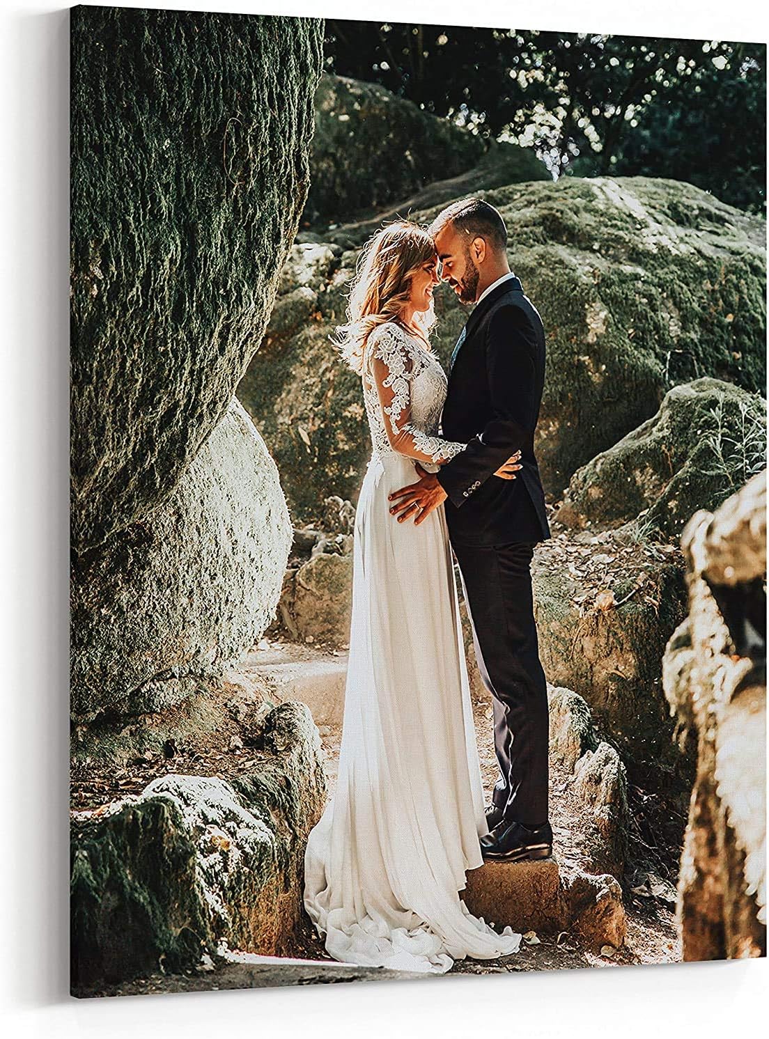 Personalized Custom Canvas Print: Photo to Framed Canvas Art (8x8) - Ideal for Home Decor & Gifts