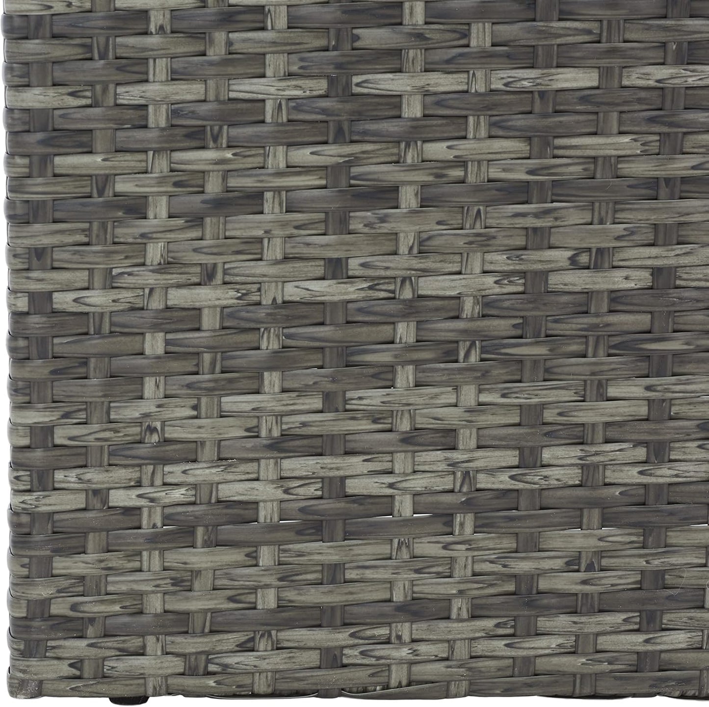 SAFAVIEH Outdoor Collection Rita Grey/Brown Woven Rectangular Flower Rack