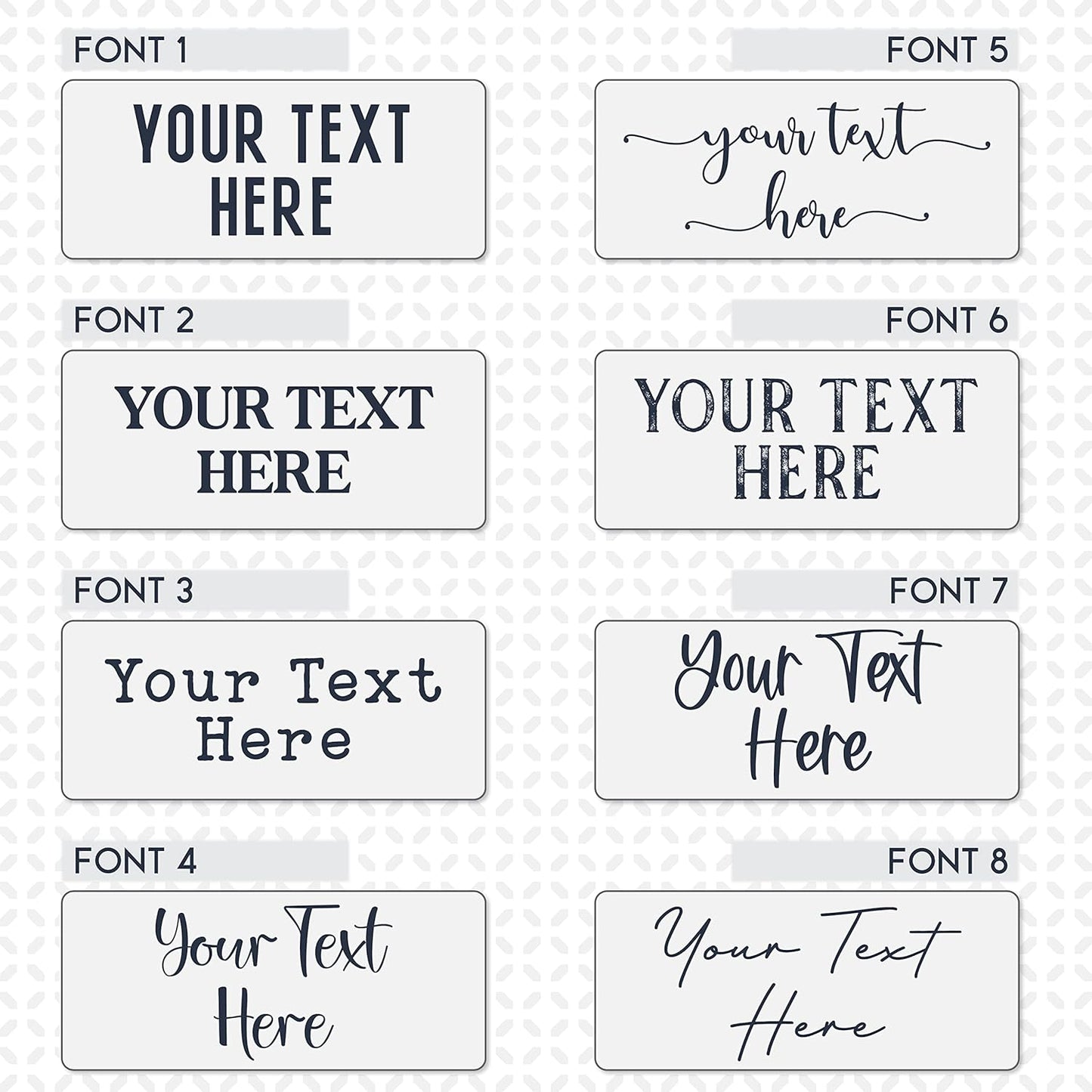 Personalized Signs for Home, Custom Sign with Any Text, 3 Sizes - 12 Background Options & 8 Fonts - Customizable Sign 11X5