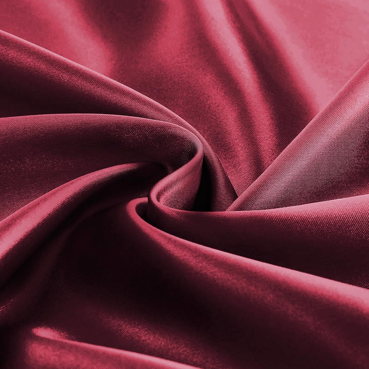 KKJIAF 1 Pack 60 Inch / 5ft Round Table Cloth, Burgundy Overlay Round Satin Table Cover, Silky Satin Dining Tablecloths for Wedding Buffet Parties Banquet Decoration