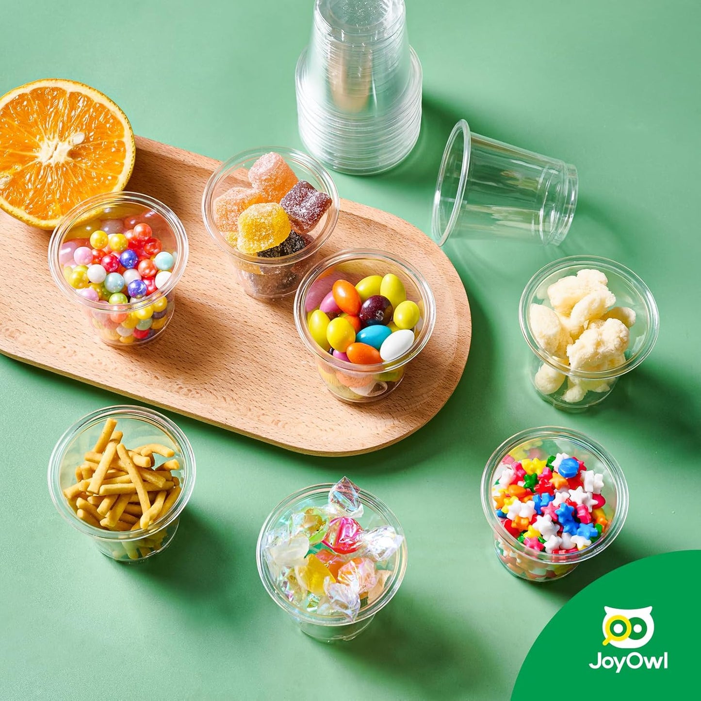 600 pack 2 OZ Plastic Shot Glasses, Mini Disposable Shot Cups for Party, Events, Whiskey and Wine Tasting