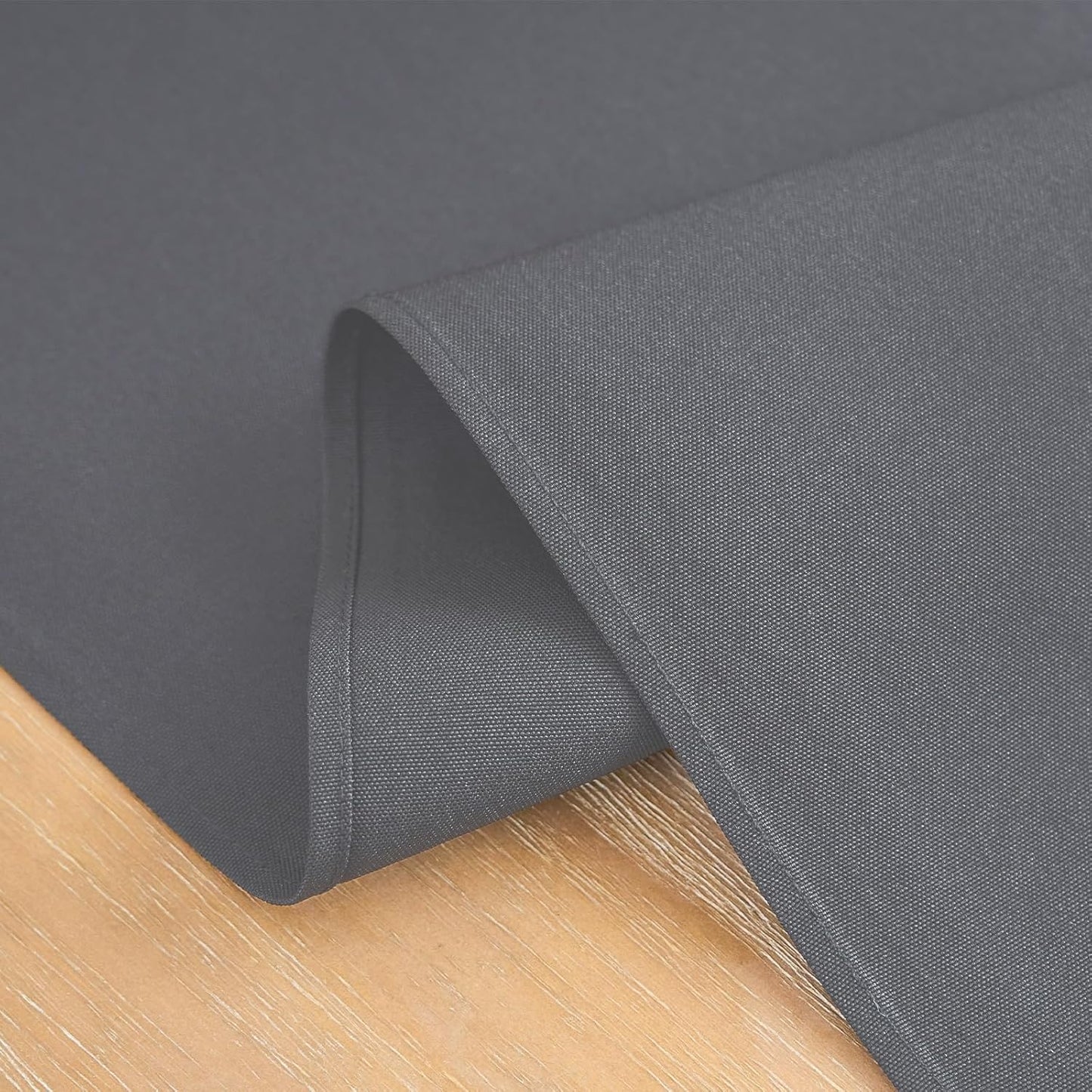 2 Pack Grey Small Short Table Runner 12 x 24 Inch Solid Color Runners Coffee Table Dresser for Daily Party Home Decoration