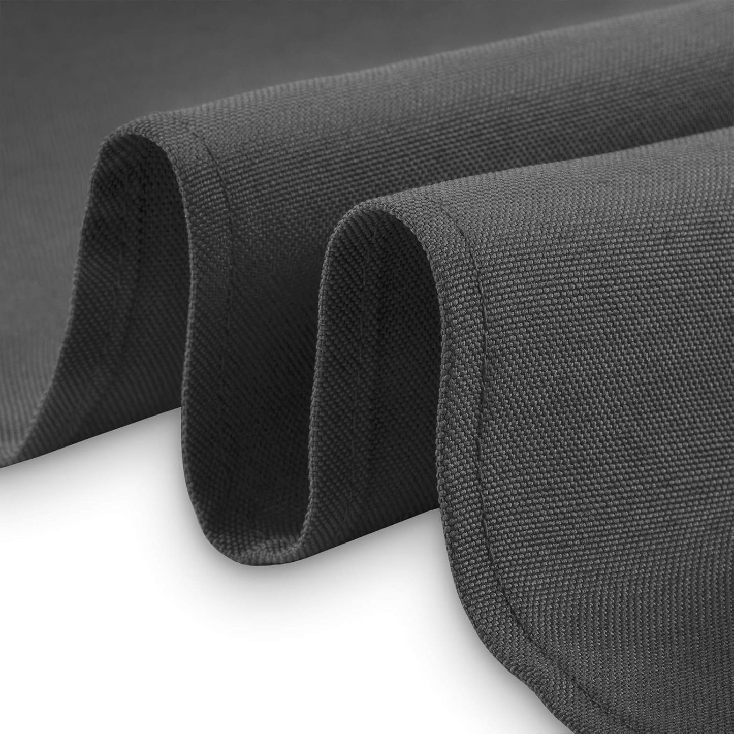 Lann's Linens - 10 Premium 108" Round Tablecloths for Wedding/Banquet/Restaurant - Polyester Fabric Table Cloth - Dark Gray
