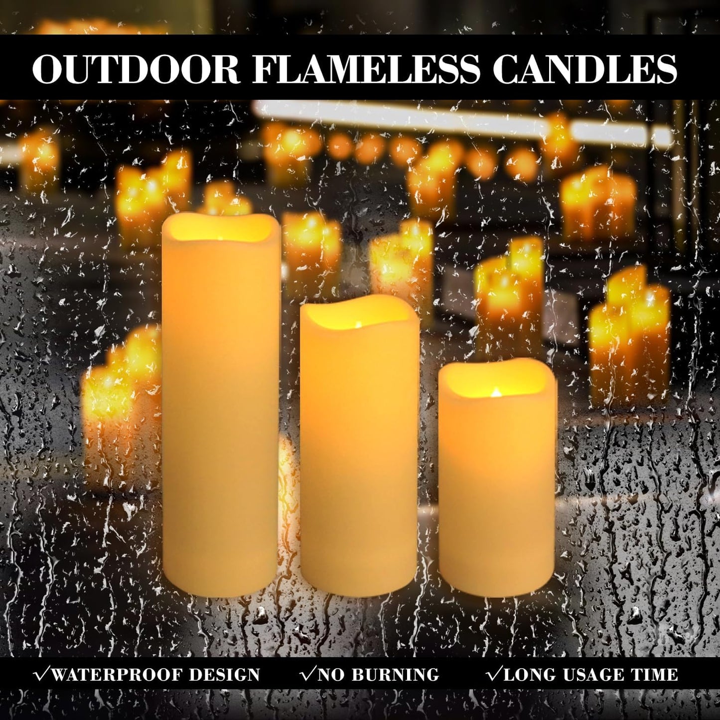 36Pack Flameless LED Candles, Waterproof for Indoor & Outdoor Use, Equipped with 10-Key Remotes & Timer, Ideal for Weddings, Table Decor, Festivals & Home Accents…
