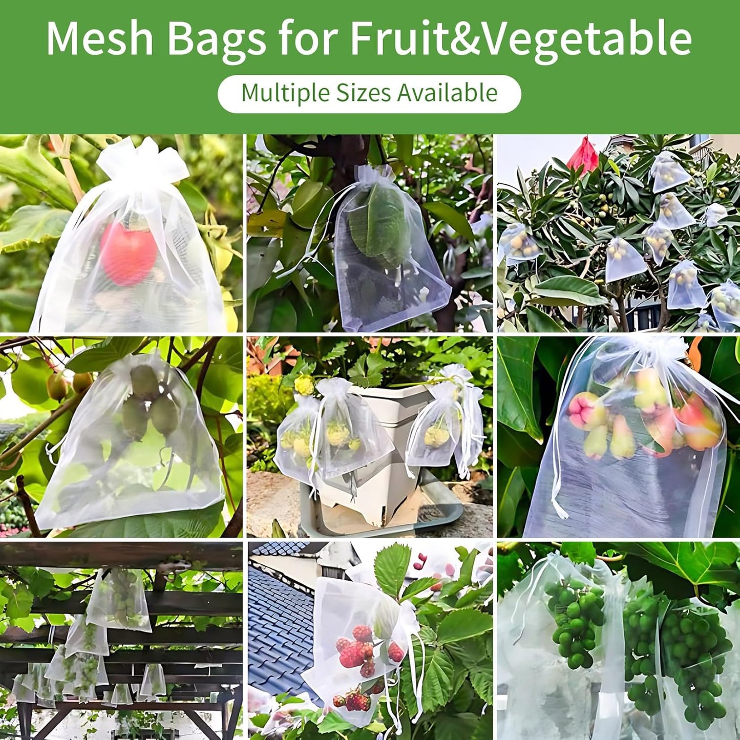 50 Pcs Mixed Color Organza Bags 4x6 Inch, Small Mesh Bags Drawstring Small Gift Bag Pouch Bag for Wedding Party Favor Christmas