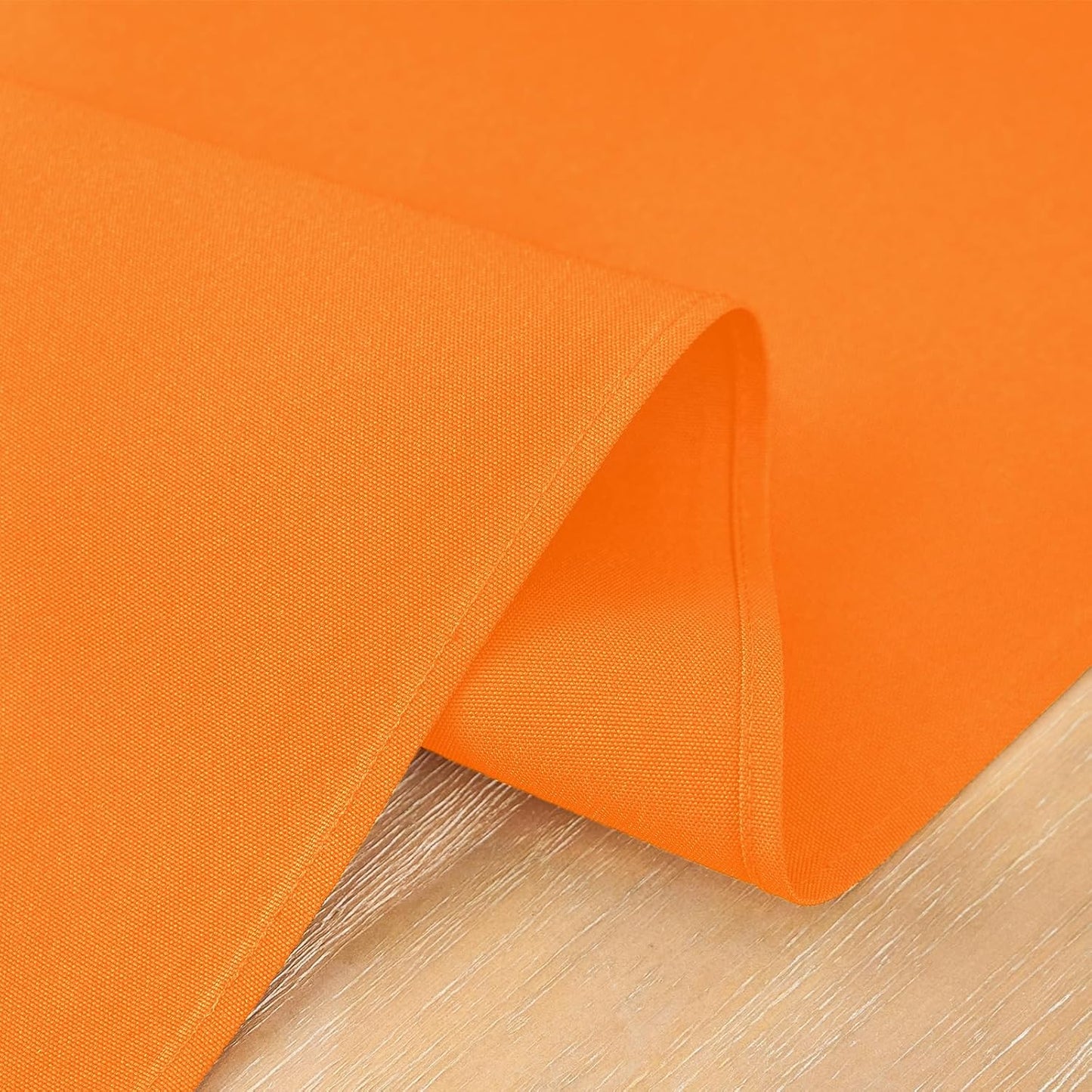 2 Pack Orange Small Short Table Runner 12 x 36 Inch Solid Color Runners Coffee Table Dresser for Daily Party Home Decoration
