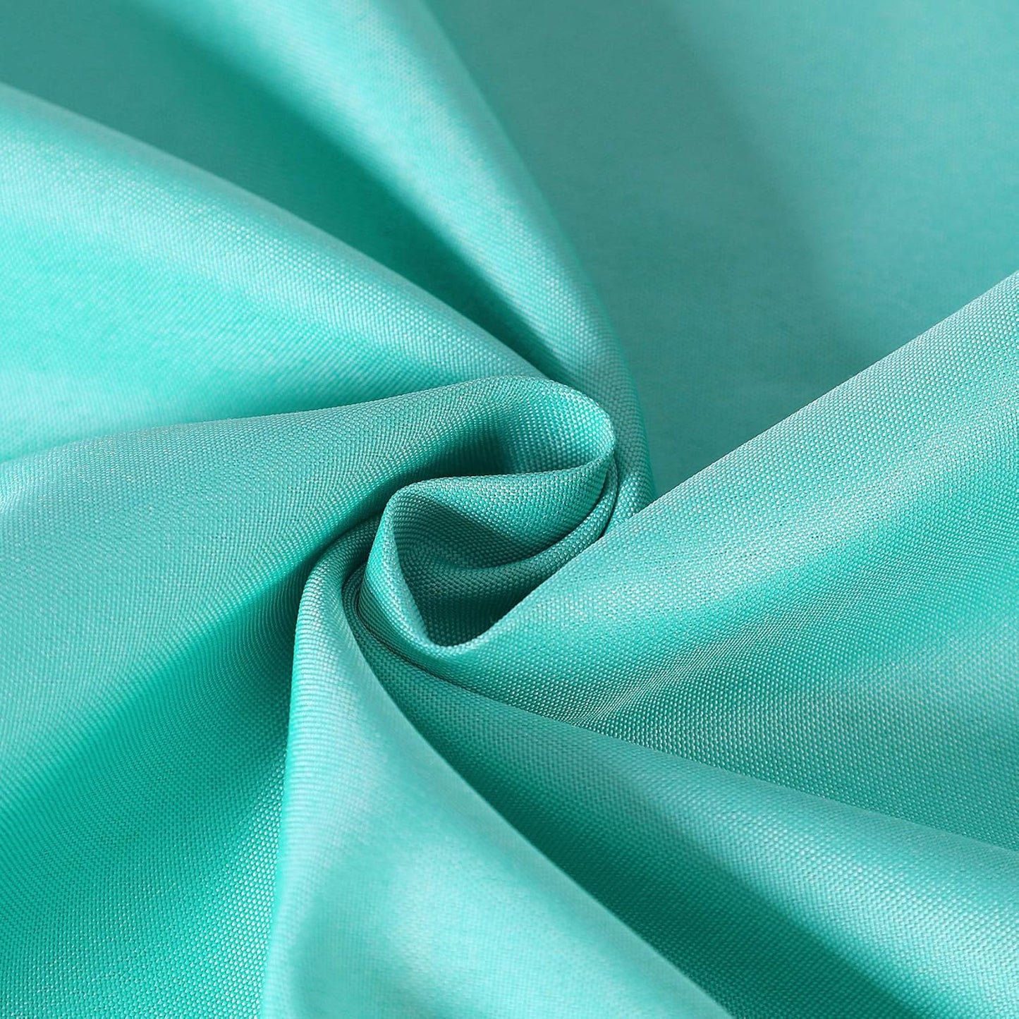 60 inch Round Tablecloth Washable Polyester Table Cloth Decorative Table Cover for Wedding Party Dining Banquet（60 inch,Turquoise）