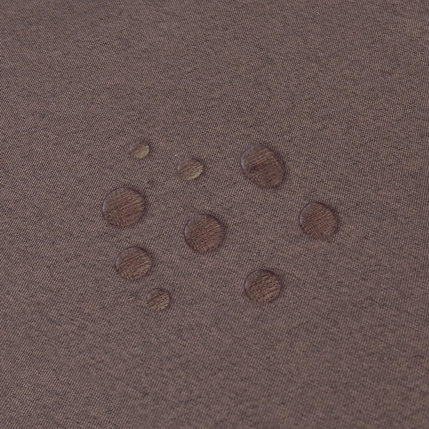 NLMUVW Brown Linen Tablecloth Round Tables Water Resistant Textured Table Cloth Farmhouse Table Cover for Kitchen Dining Coffee, 48 Inch