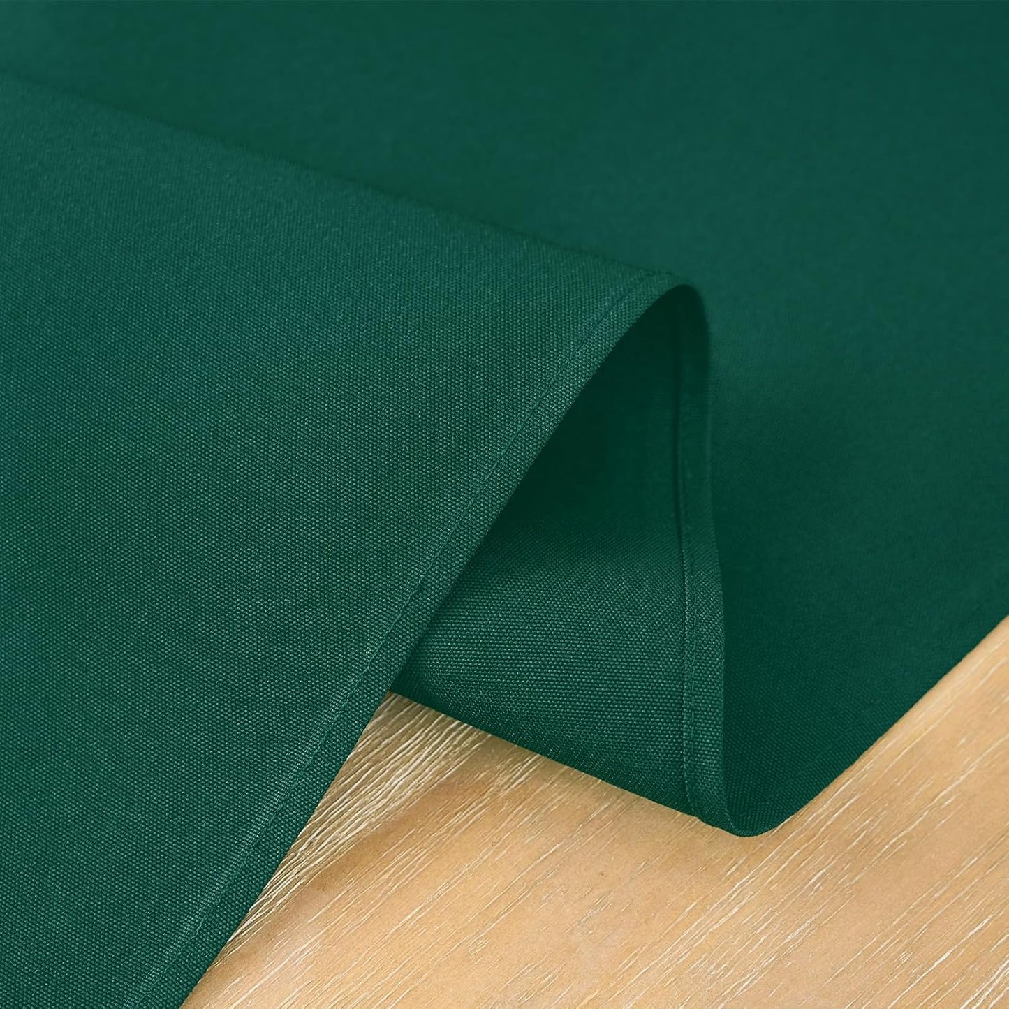 2 Pack Green Table Runner 12 x 72 Inch Solid Color Farmhouse Runners Coffee Table Dresser for Daily Party Home Decoration