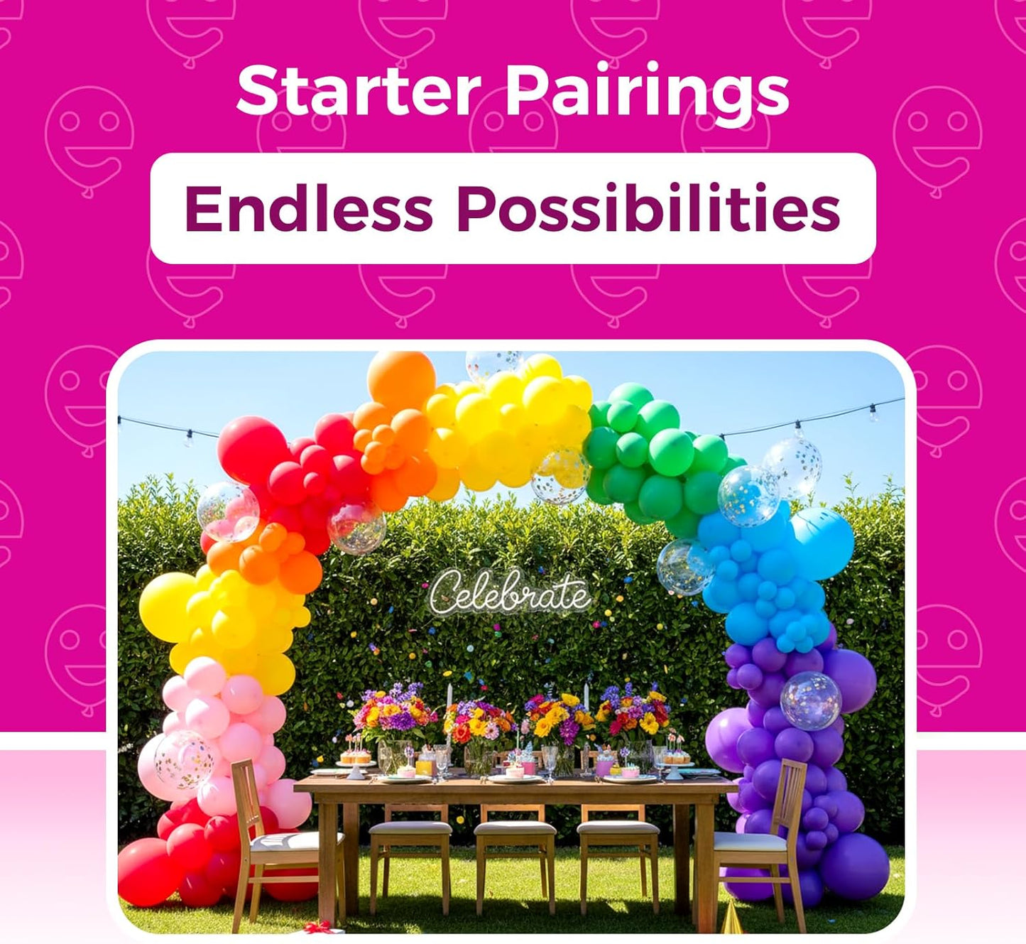 Bezente Rainbow Balloons 18 Inch - 30 Pack Large Thick Assorted Balloons Big Round Colorful Latex Balloons for Birthday Bridal Shower Wedding Party Decorations