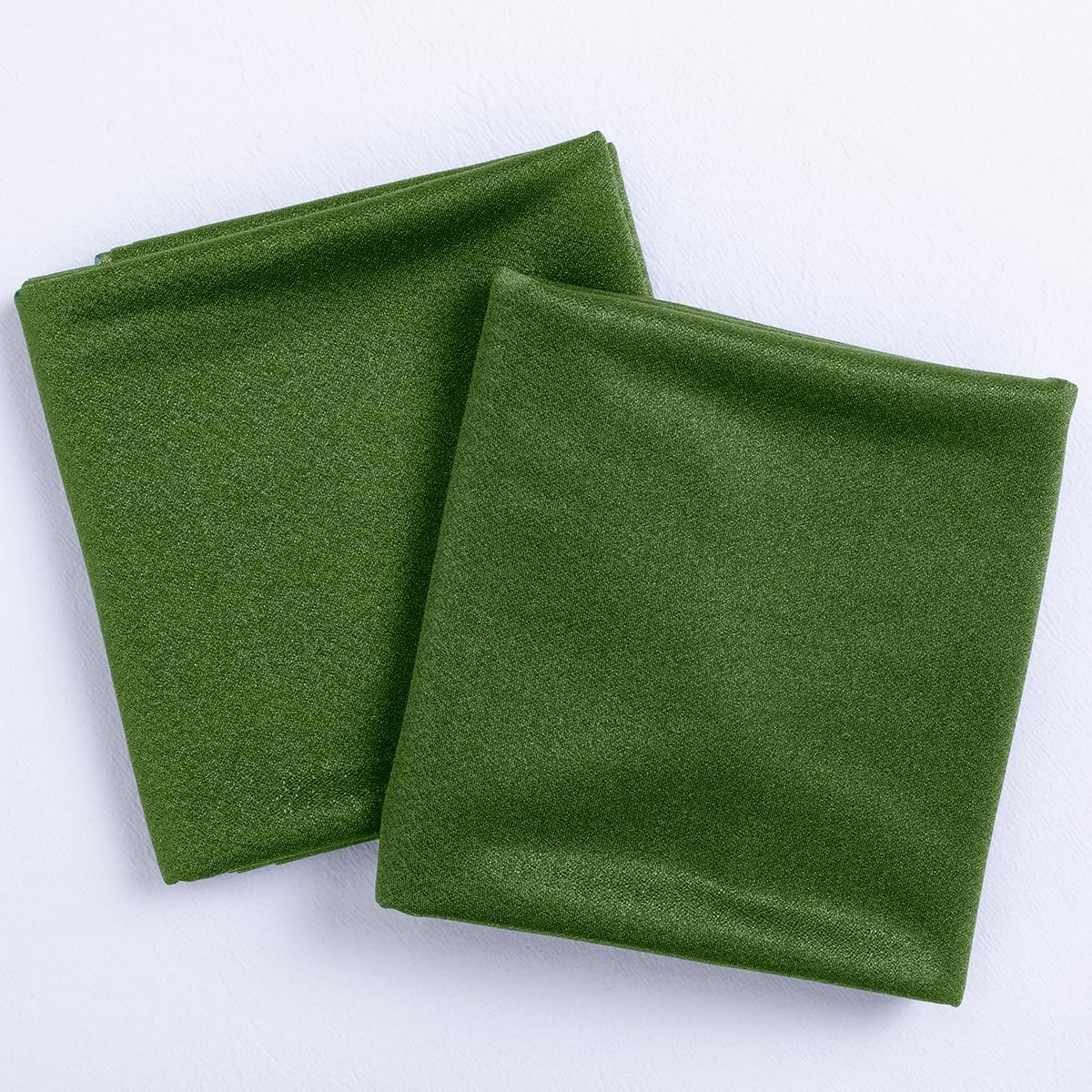 Socomi Olive Green Wedding Arch Draping Fabric 29" x 20Ft 1 Panel Sheer Outdoor Curtain Drapes Extra Long for Bridal Baby Shower Ceremony Birthday Party Decor