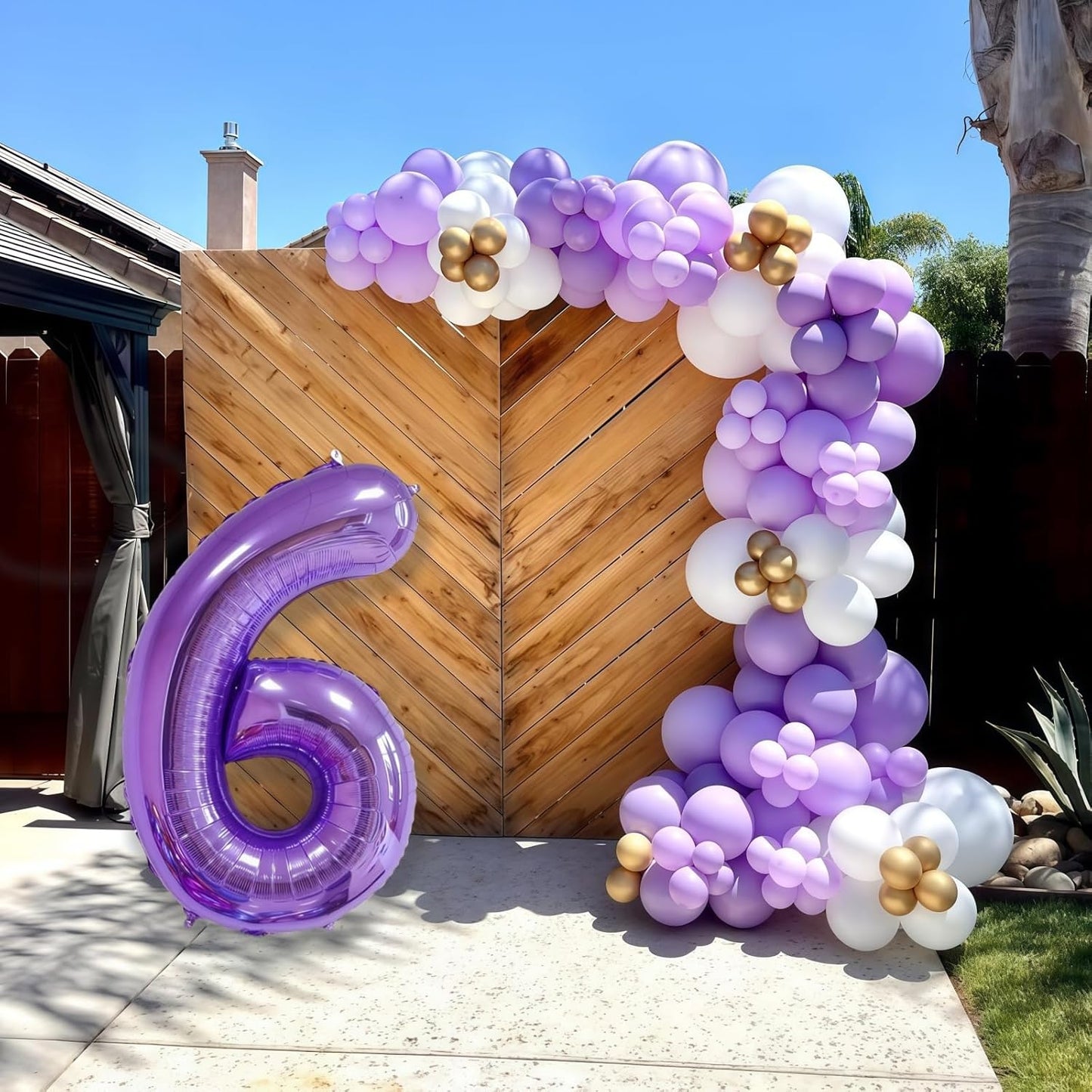 Purple 0 Balloon Number,40 Inch Number 0 Balloon Big Purple 0 Foil Mylar Helium Balloon for Birthday Party Decorations