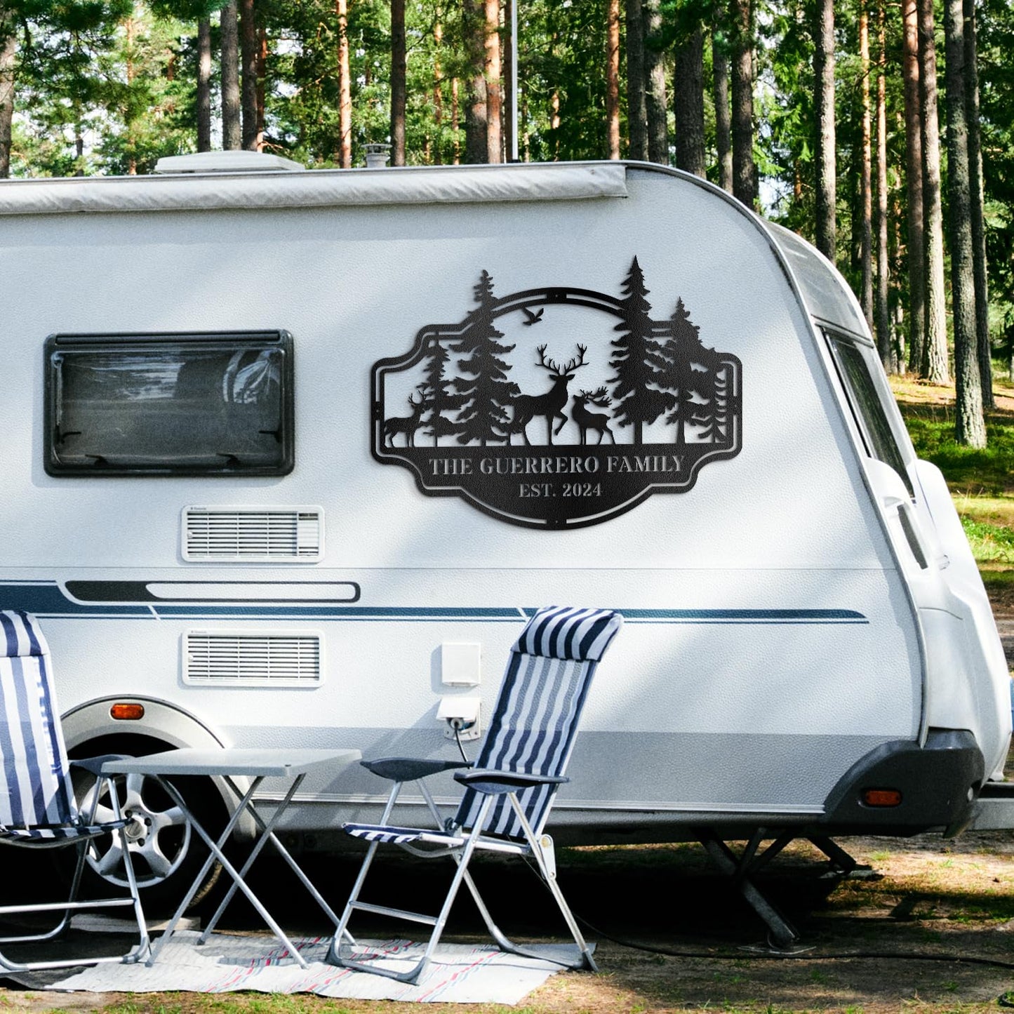 Custom Metal Signs Metal Name Sign Metal Wall Art Split Letter Monogram Wall Decor Metal Wall Art Last Name Sign Family Name Sign Personalized Wedding Gift Fire Pit Sign Outdoor Decor Cabin Sign