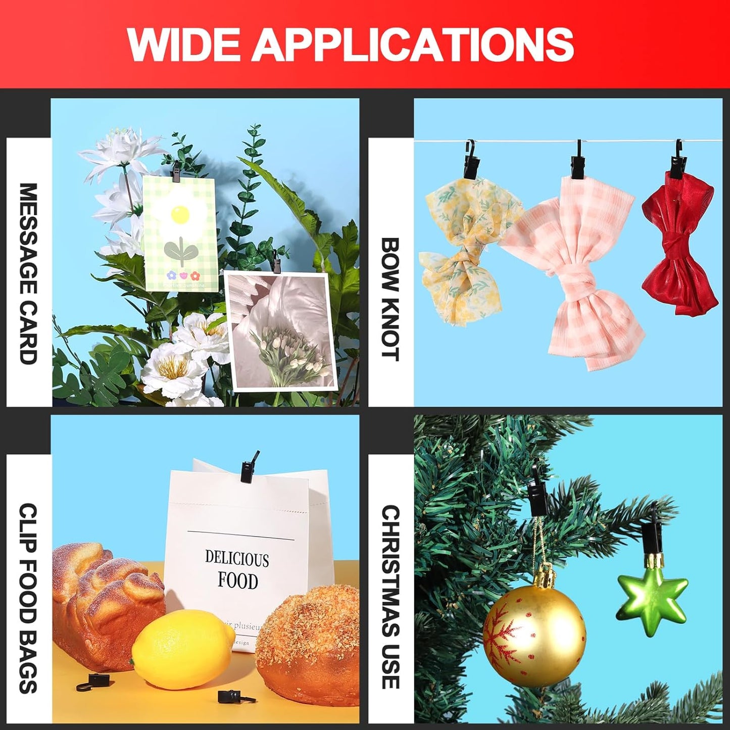 Teenitor 25 Pcs Small Curtain Hooks for Drapes, Curtain Clips for Hanging Hooks for Drapes Bows Hat, Curtain Rod Hooks, Stainless Steel S Hooks for Hanging Tent Lights Photo Party Decorations