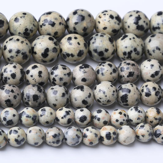Quail Egg Stone Beads Gemstone Round Crystal Energy Jade Beads Stone Beads for Jewelry Making DIY Bracelet Necklace Jewelry Making 1 Strand 15.5inch 35PCS 10MM