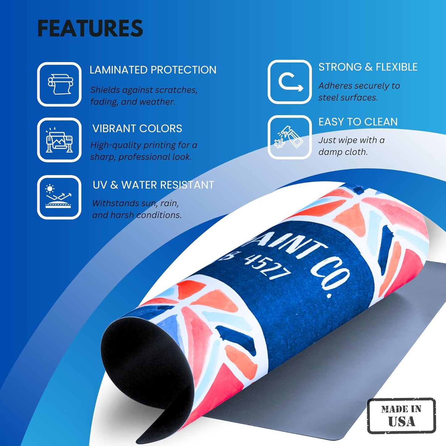 2 Pack (12in x 24in) Custom Car Magnets for Business - Personalized Magnetic Signs for Vehicles and Fridge. Custom Magnetic Signs for Cars, and Magnetic Solutions for Business Promotion.