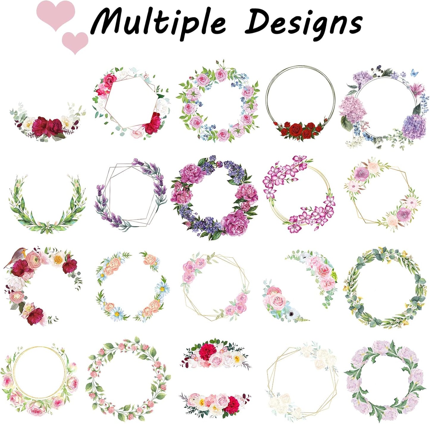 150 Pack Custom Stickers Personalized Stickers Labels for Business Logo Customized Vinyl Stickers for Wedding Favors Birthday Baby Bridal Shower Make Your Own Stickers 1 Inch-10 Inch