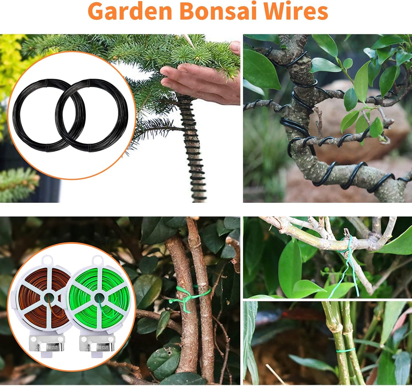 Bonsai Tools Set, 20 Pcs Gardening Succulent Tree Indoor Beginner Tool Kit, Include 262 Feet Bonsai Wire, 29.5"x29.5" Plant Repotting Mat, Leather Bag, Bonsai Scissors, Pruning Shears, Gifts for Women