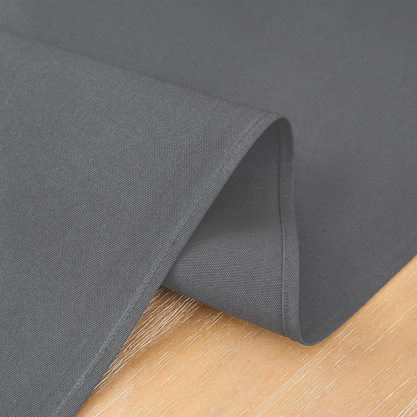 2 Pack Grey Long Table Runner 12 x 108 Inch Solid Color Farmhouse Runners Coffee Table Dresser for Daily Party Home Decoration