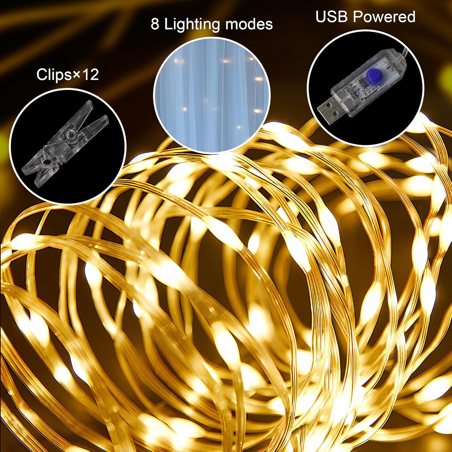 Tulle Backdrop Curtain with Lights String 10FT X 8FT Baby Blue Sheer Tulle Backdrop Curtains for Wedding Birthday Party Reception Photo Booth Background Decorations (2 Panels 5x8FT)